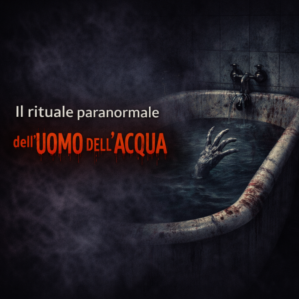 Faccio il rituale paranormale dell'uomo dell'acqua