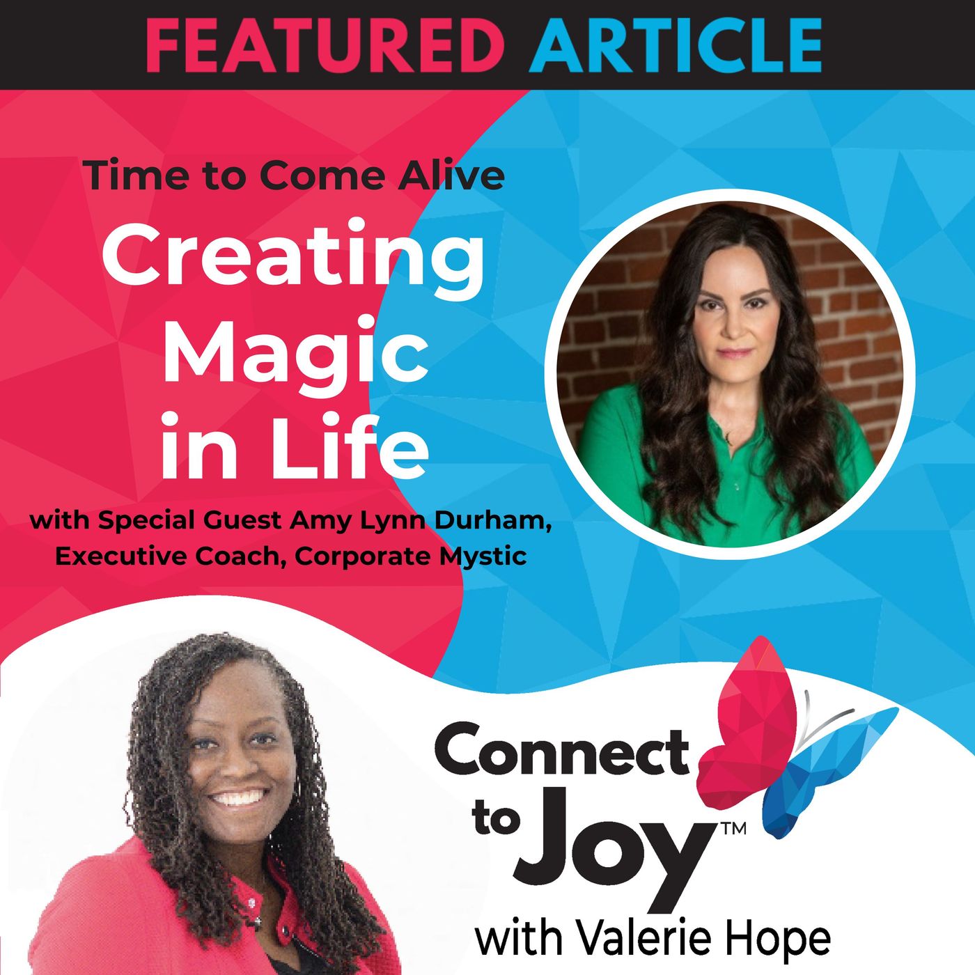 Time To Come Alive: “Creating Magic In Life” With Amy Lynn Durham, Executive Coach, Corporate Mystic episode artwork
