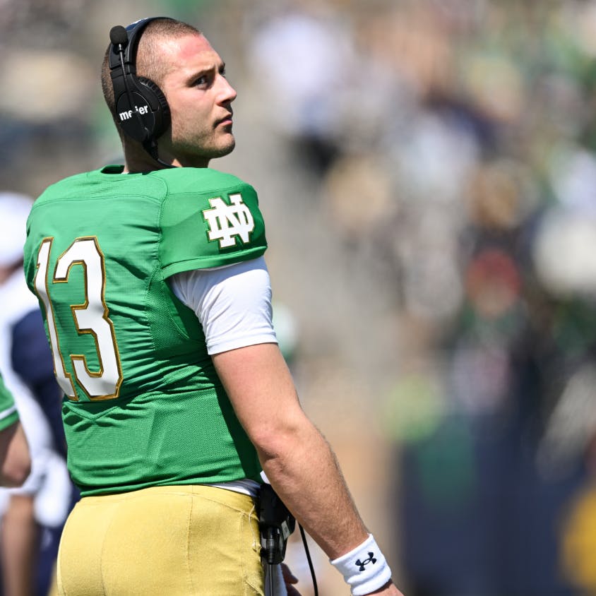 The journey begins for Notre Dame's new QB1