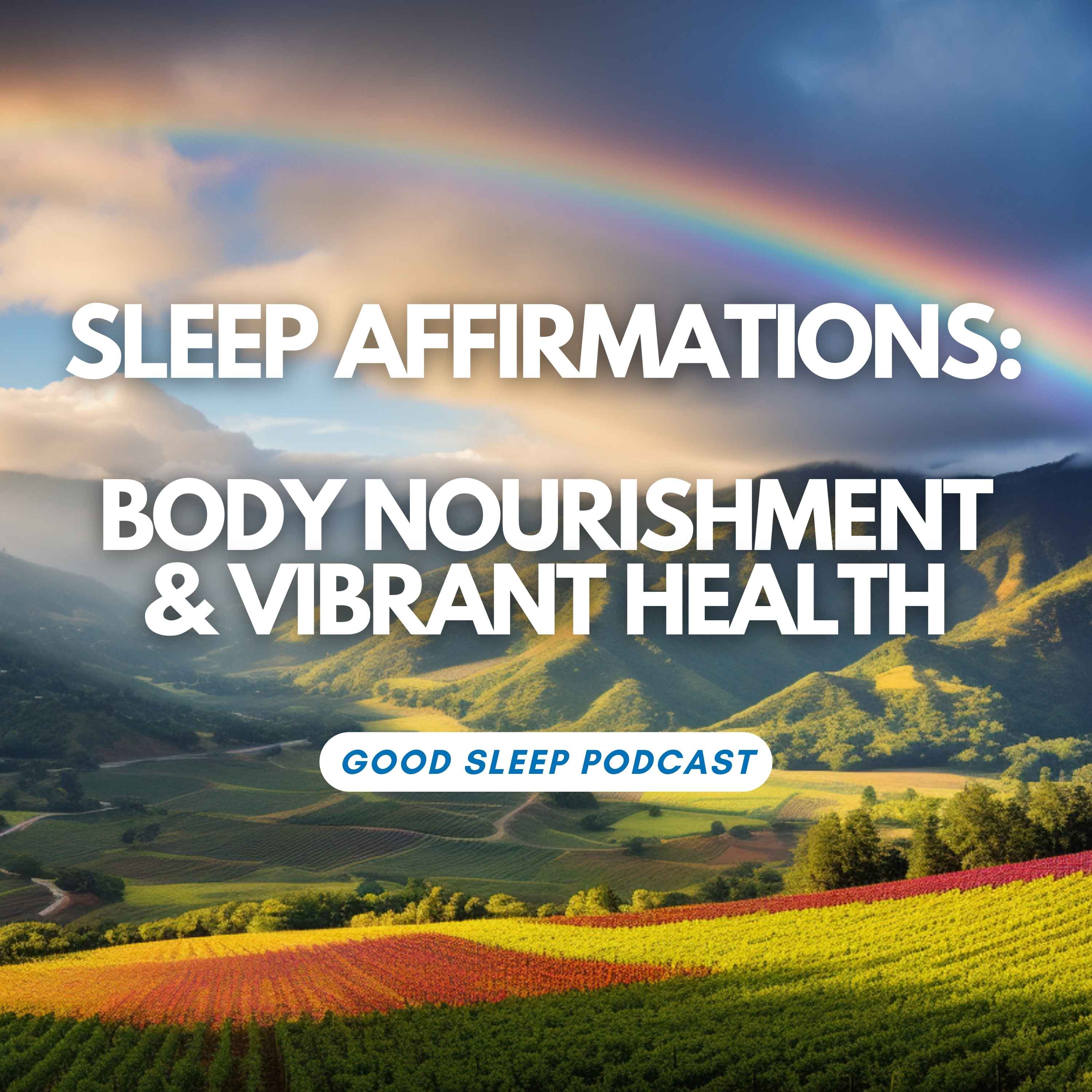 WITH MUSIC - Vibrant Health: Sleep Affirmations for Body Nourishment