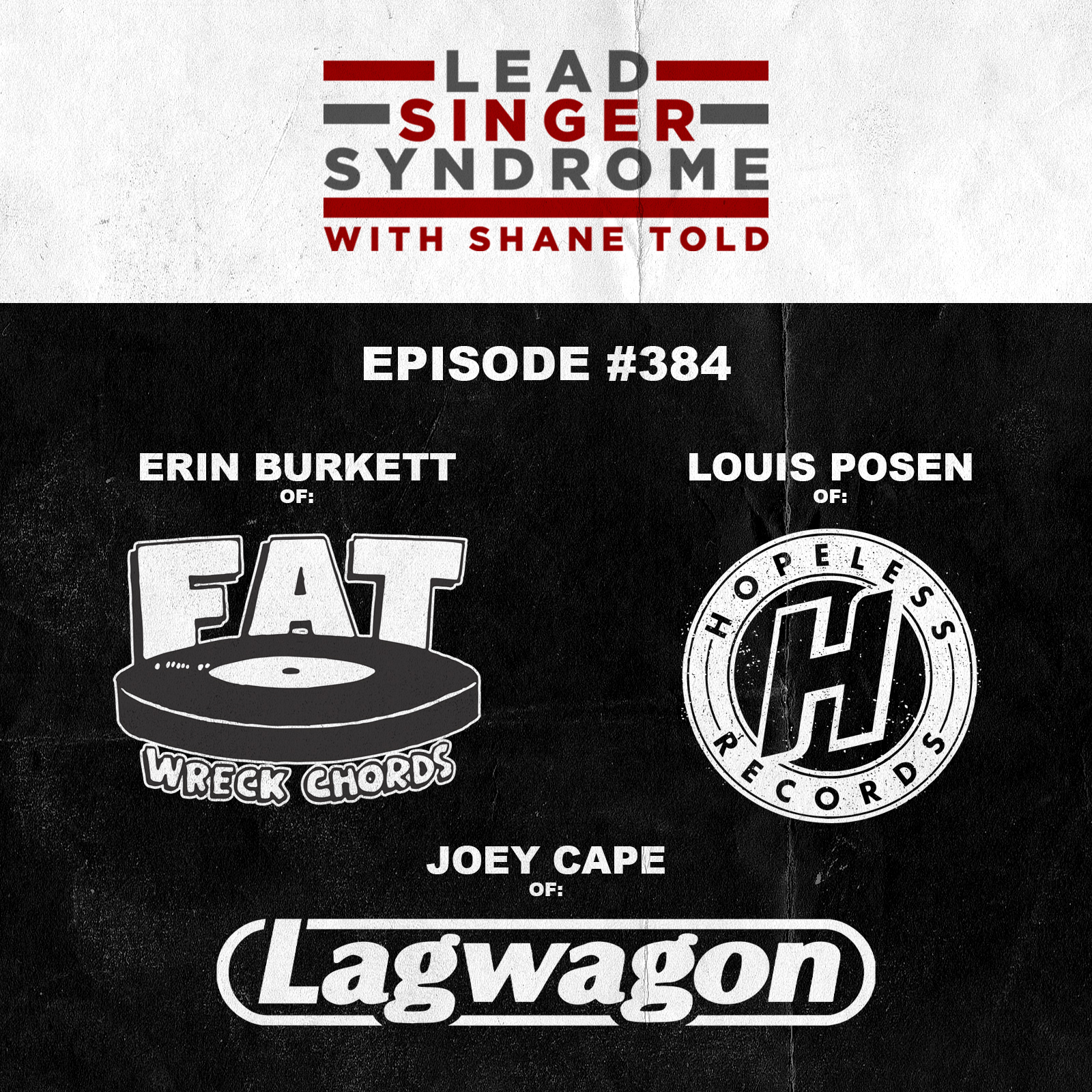 Erin Kelly-Burkett (Fat Wreck Chords), Louis Posen (Hopeless Records), Joey Cape (Lagwagon)