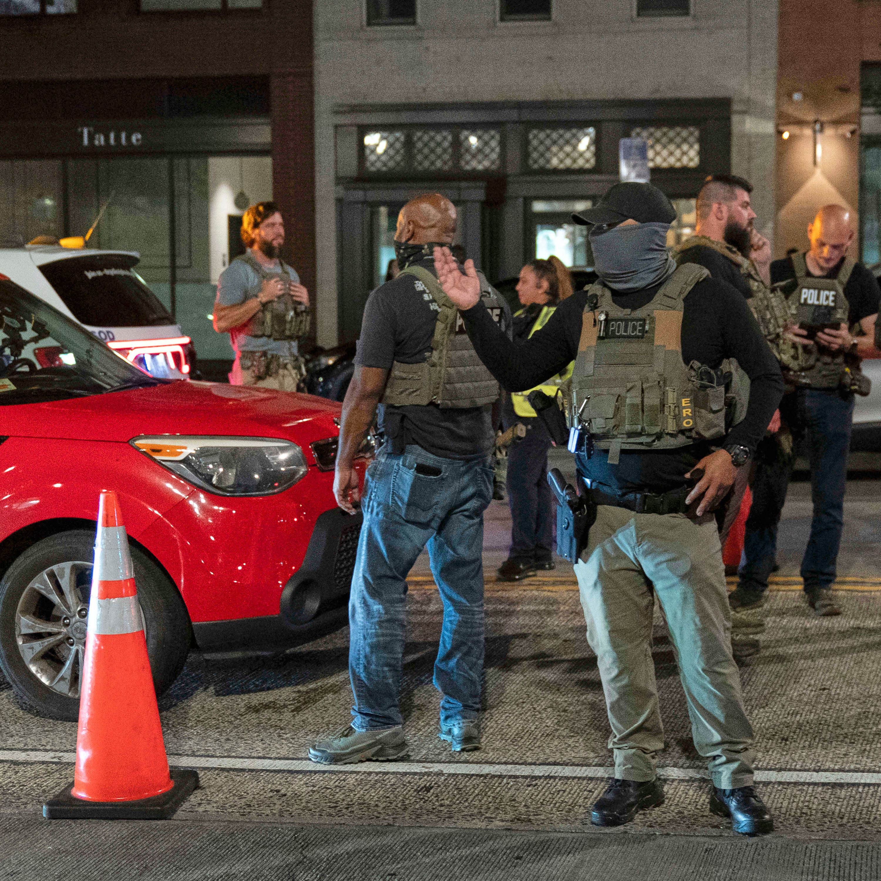 Protesters Clash With Federal Officers in DC