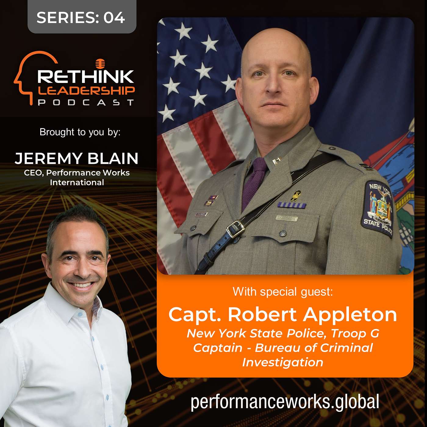 S04E04: Leadership challenges and lessons learned through collaborative law enforcement - Game-changing multi-force leadership and collaboration across New York State. episode artwork