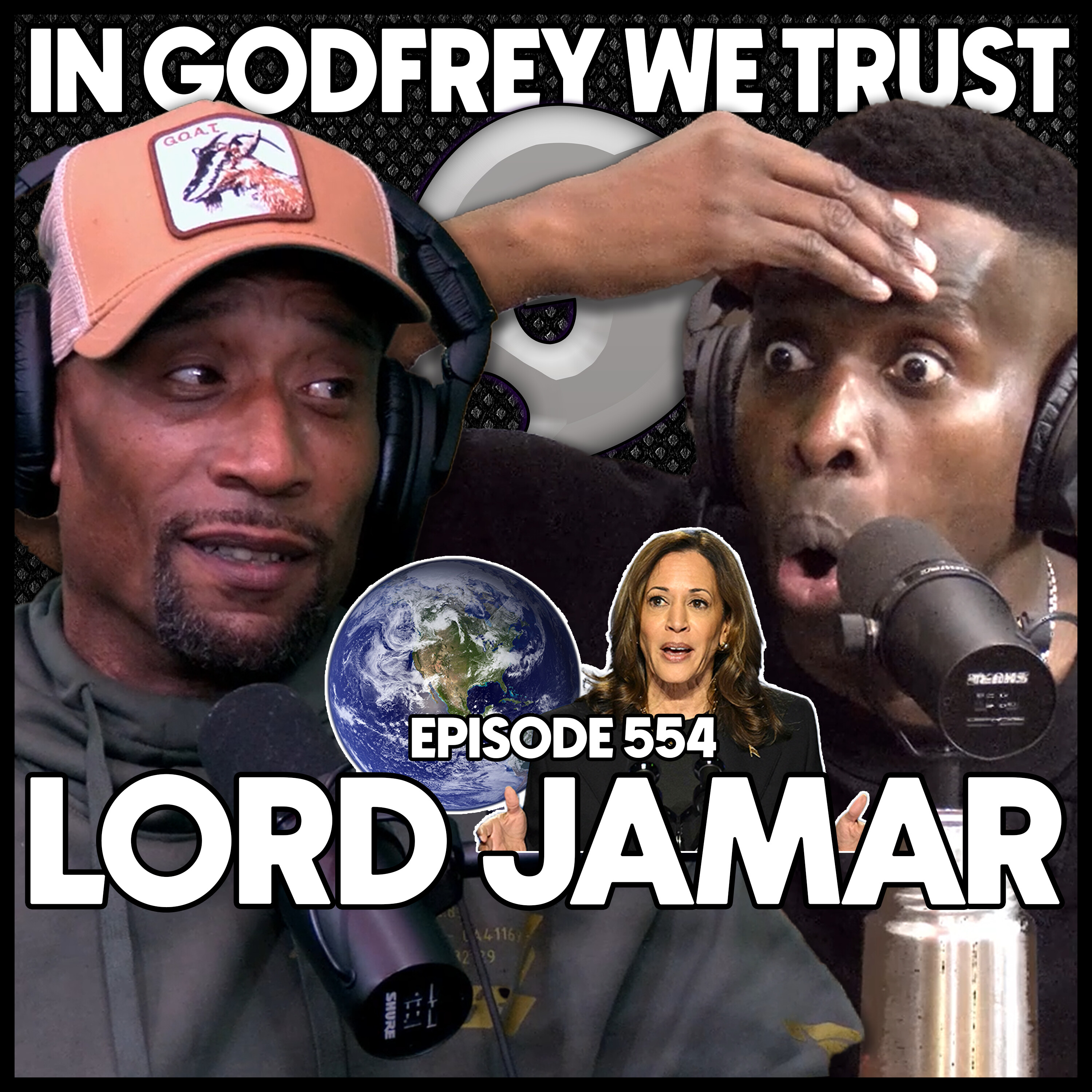 554. Lord Jamar Talks Flat Earth/ NOT Voting For Kamala Harris episode artwork