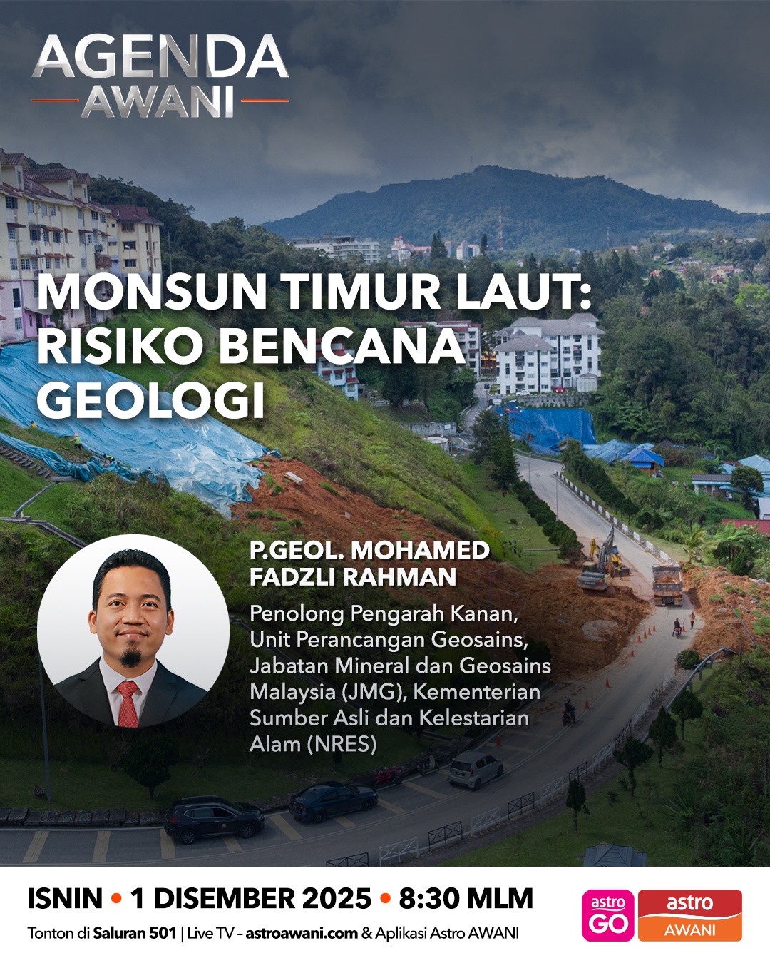 Agenda AWANI: Monsun Timur Laut | Risiko Bencana Geologi