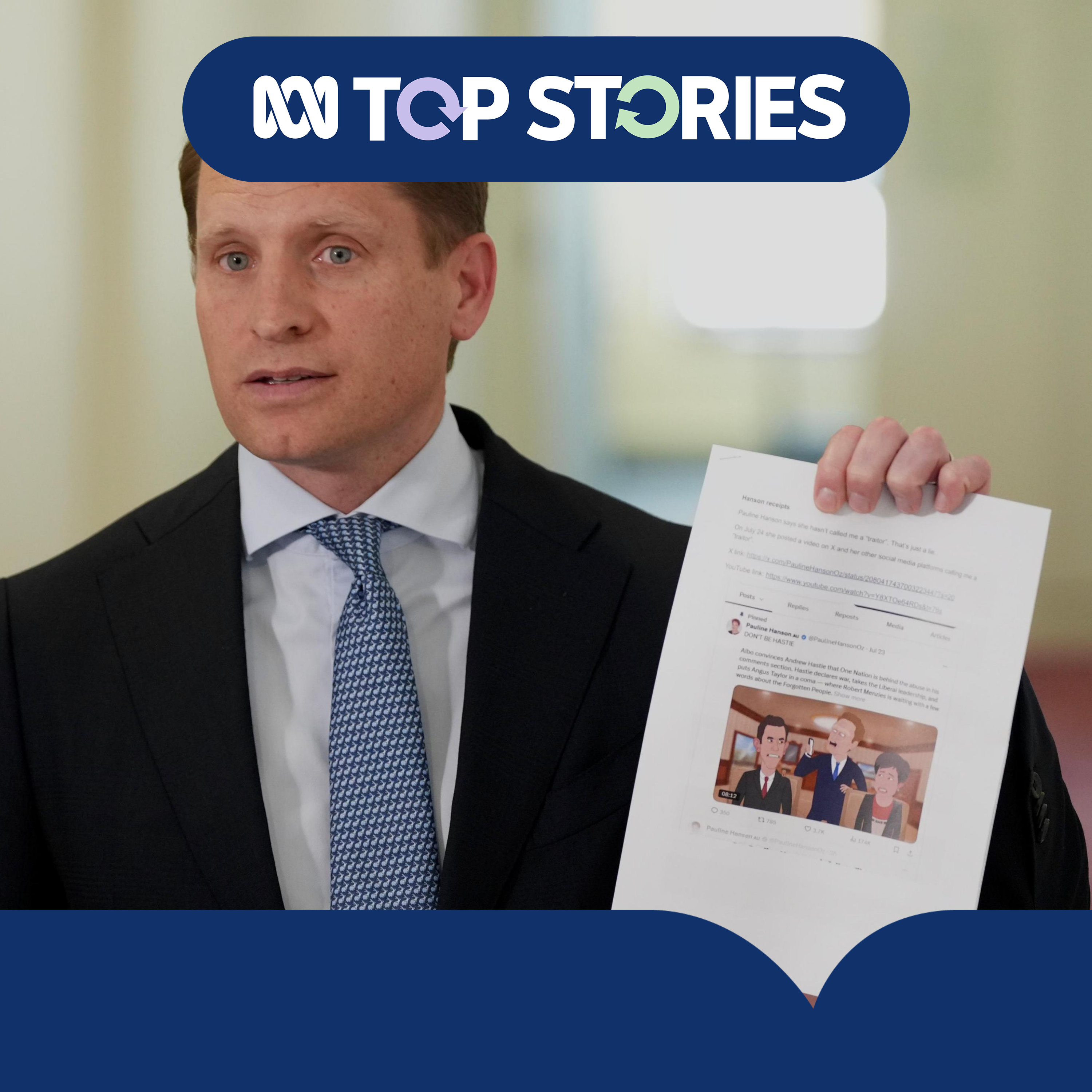 Why are Pauline Hanson and Andrew Hastie feuding? episode artwork