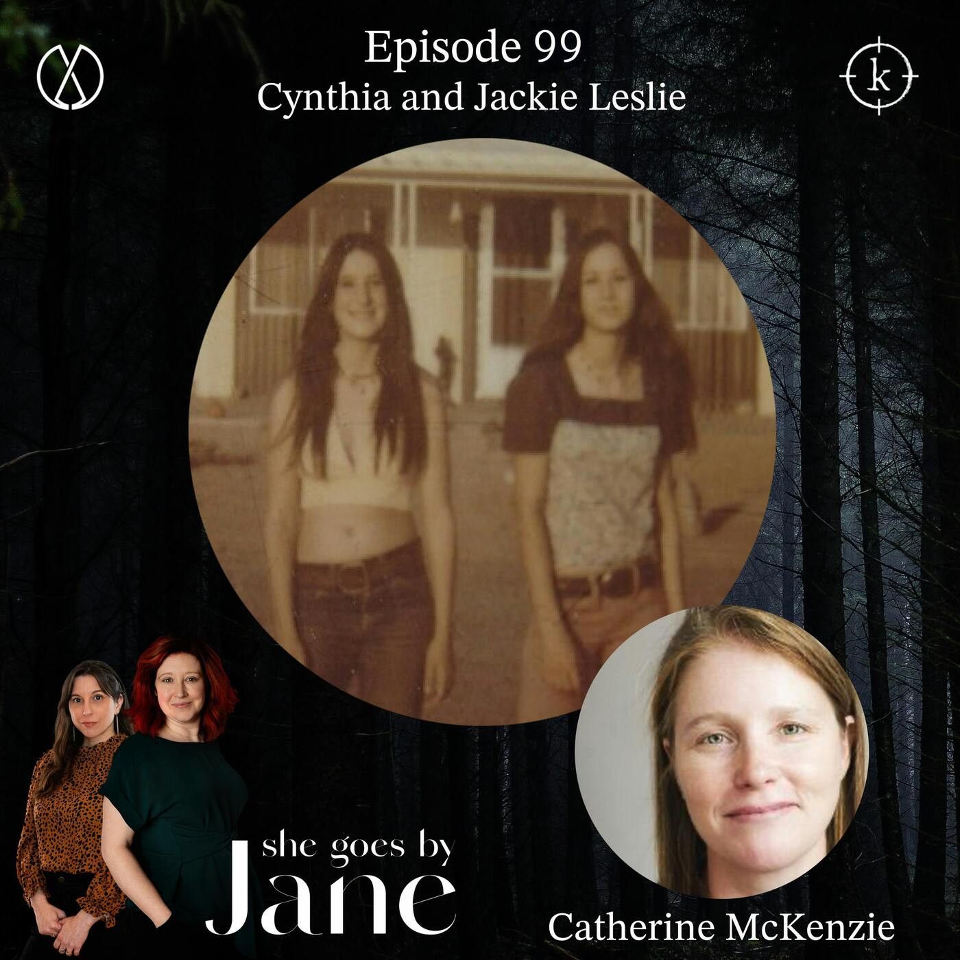 Episode 99: Cynthia and Jackie Leslie with special guest Catherine McKenzie