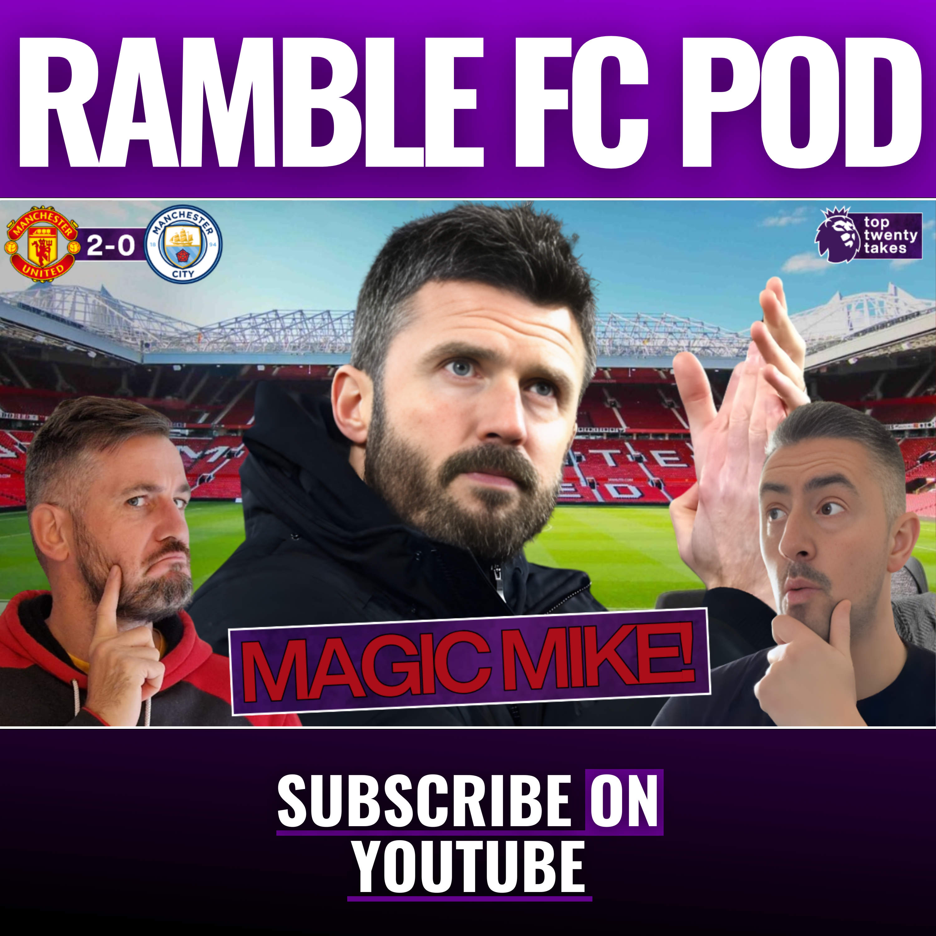 🔥TOP TWENTY TAKES | MAGIC MIKE!! CARRICK MASTERCLASS AS MAN U BEAT CITY 2-0!!🔥