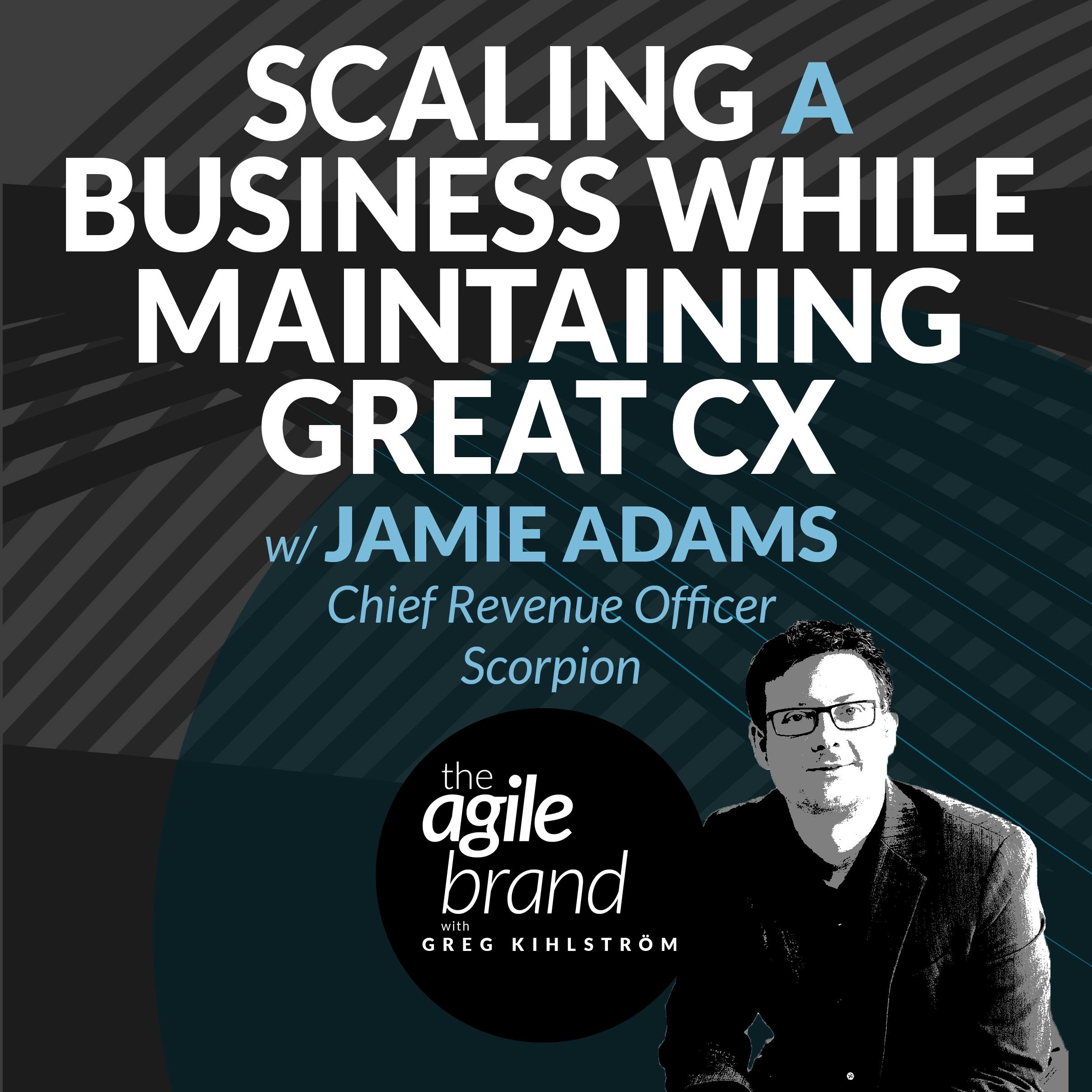 #400: Scaling professional services while maintaining CX and customer results, with Jamie Adams, Scorpion