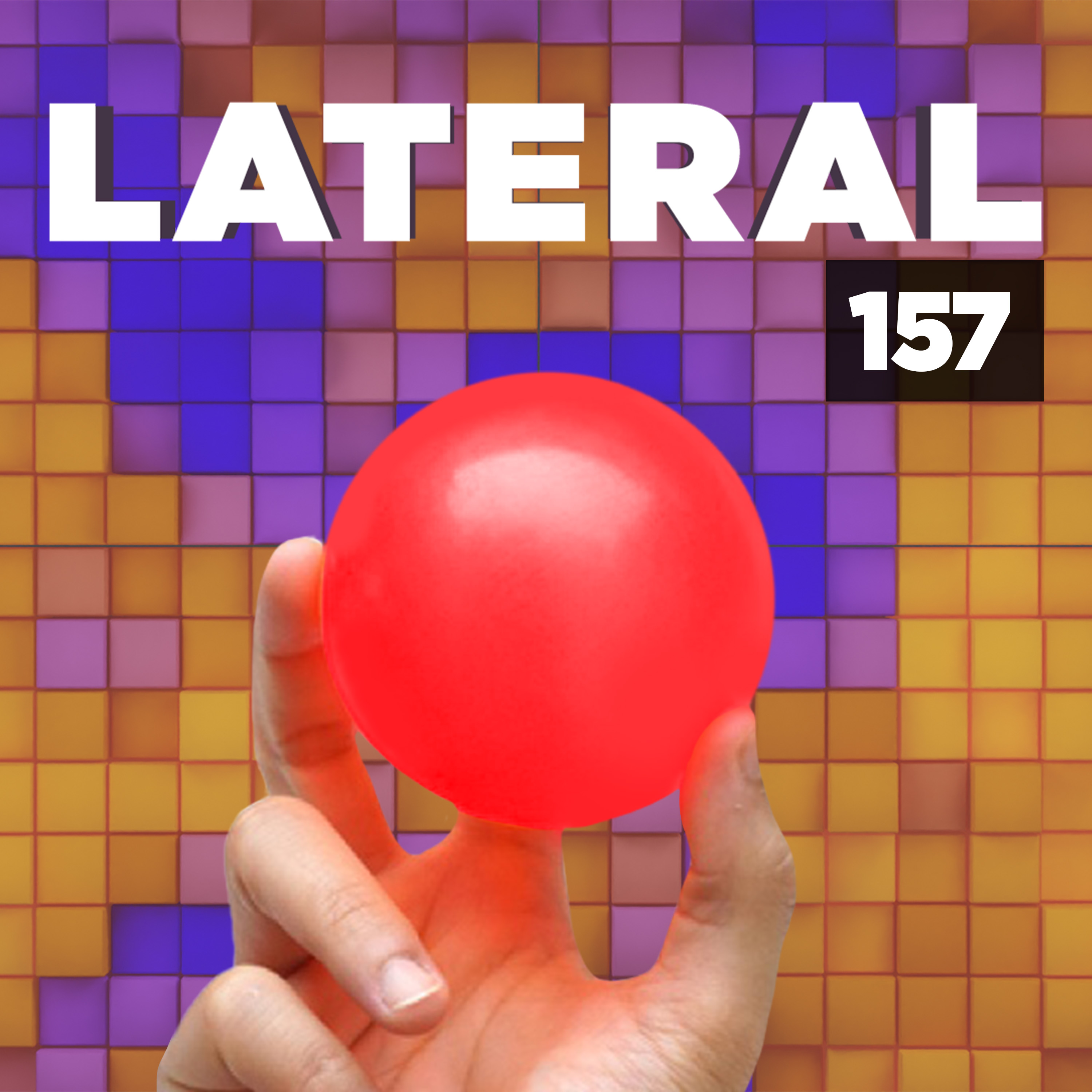 157: A red rubber ball