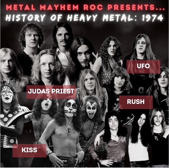 Metal Mayhem ROC- "The  History of  Metal" -1974 episode artwork