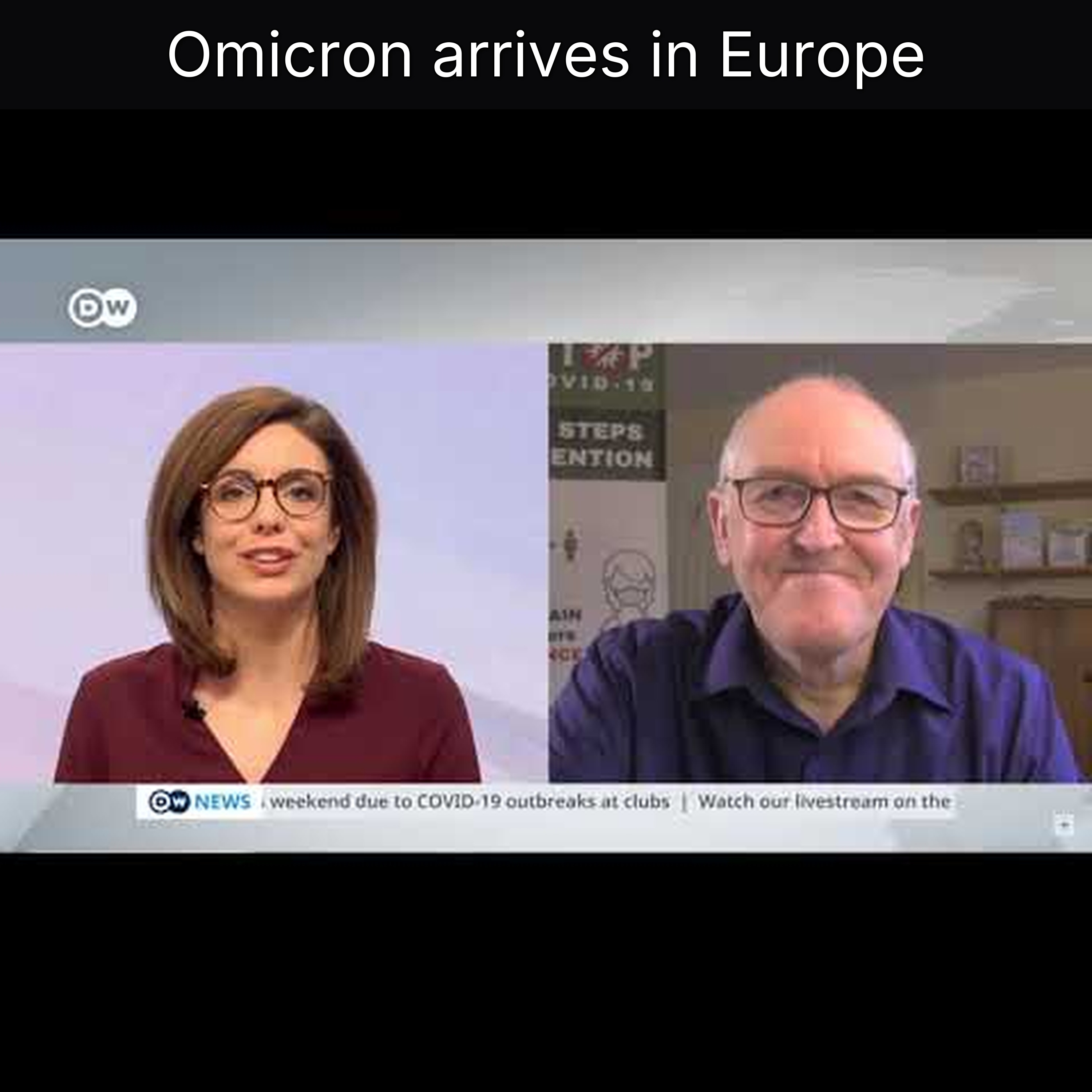 Omicron arrives in Europe