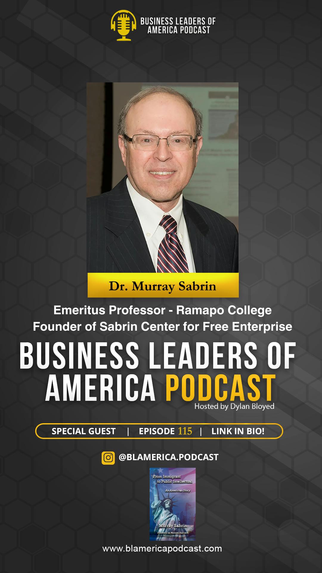 Dr. Murray Sabrin - Emeritus Professor Ramapo College & Founder of Sabrin Center for Free Enterprise Dr. Murray Sabrin - Emeritus Professor Ramapo College & Founder of Sabrin Center for Free Enterprise