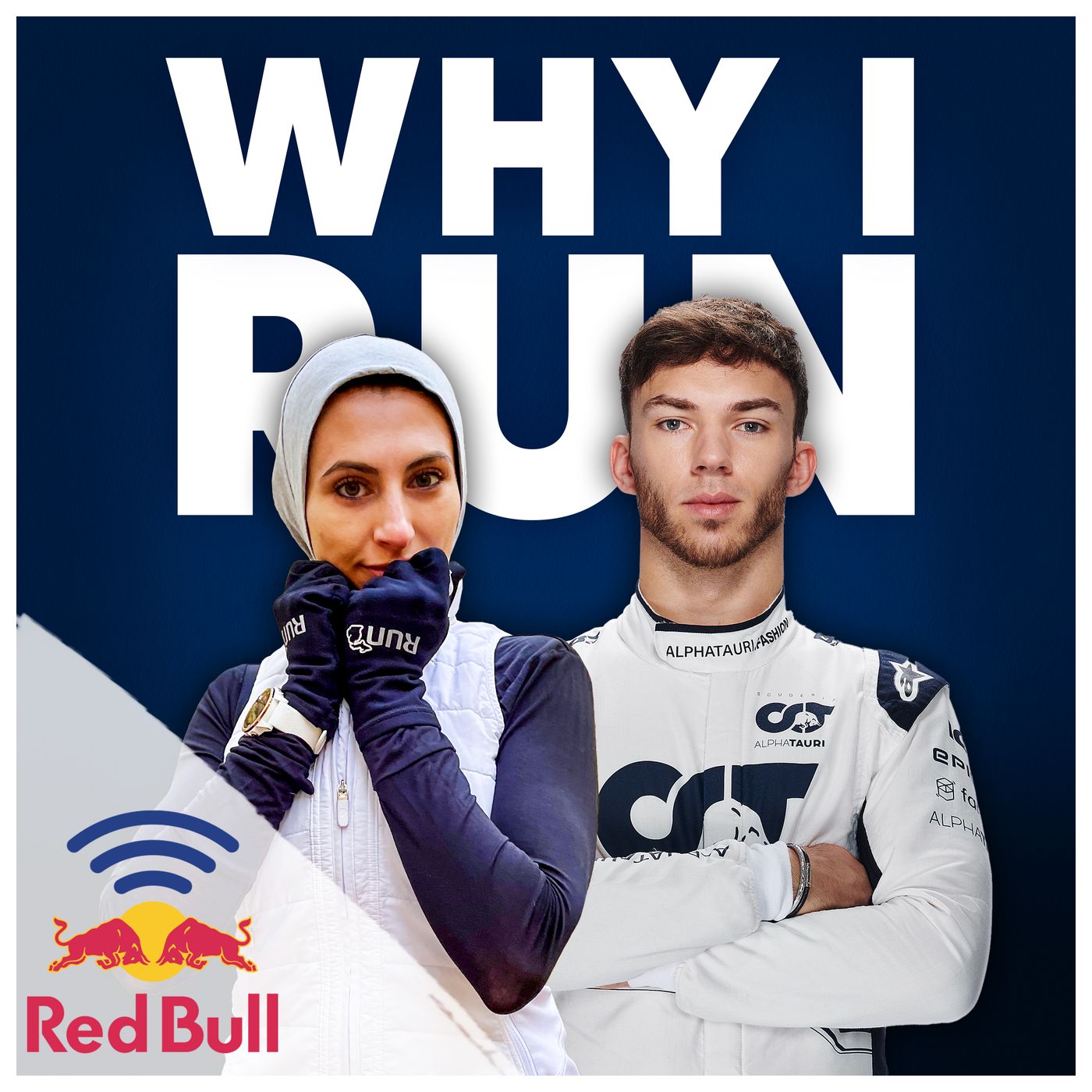 I run to open up the world with runner Rahaf Khatib and F1 driver Pierre Gasly