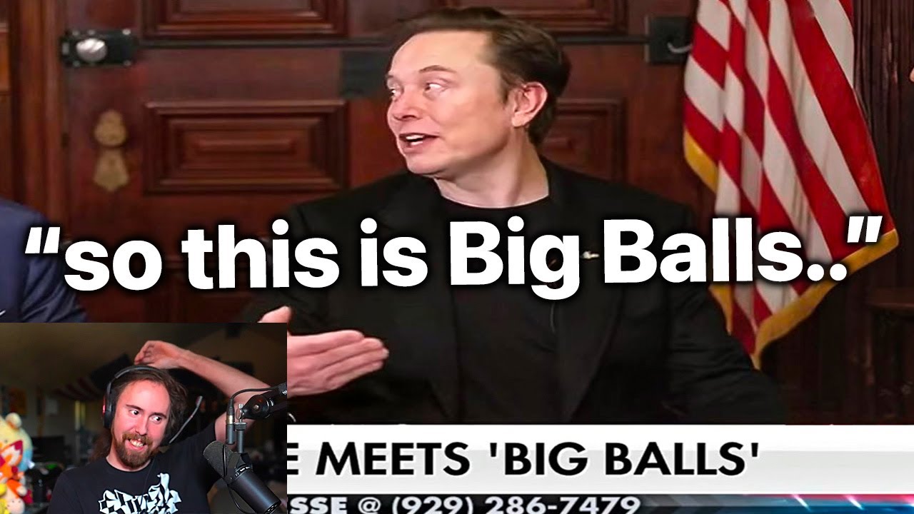 Elon Musk shows his DOGE team.. | Asmongold TV