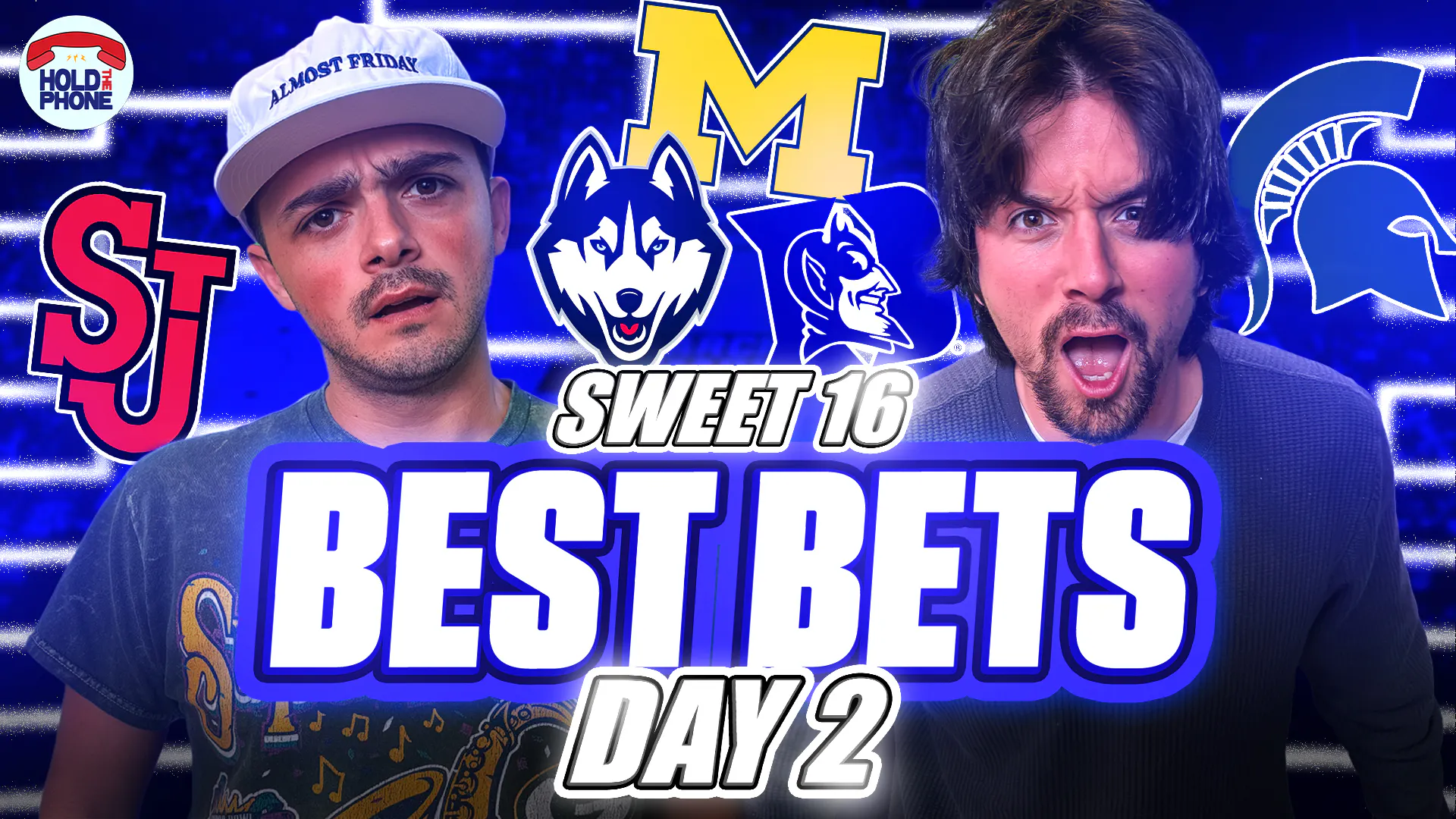 BEST BETS - SWEET 16: St. John’s-Duke, Alabama-Michigan, Michigan St.-UConn, Tennessee-Iowa State episode artwork