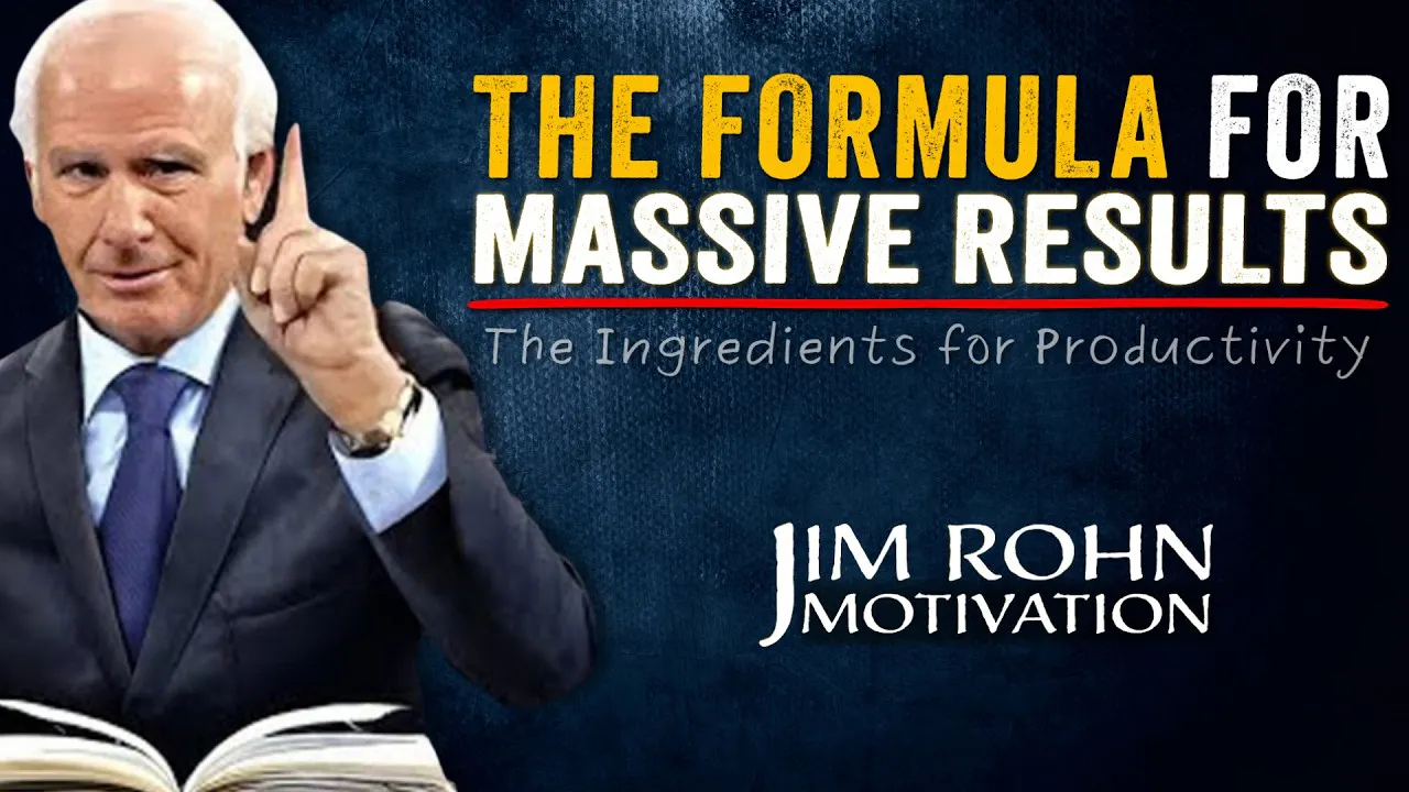 The Formula for Massive Productivity | Jim Rohn Motivation episode artwork