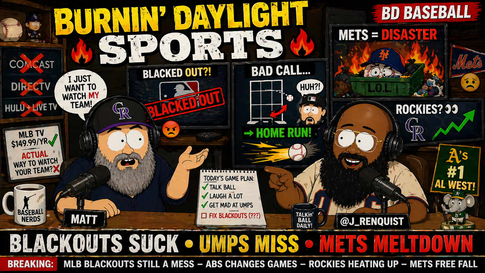 Blackouts, Sweeps & McGonigal Mania | Rockies Stun Mets, A's Lead AL West - BD Baseball