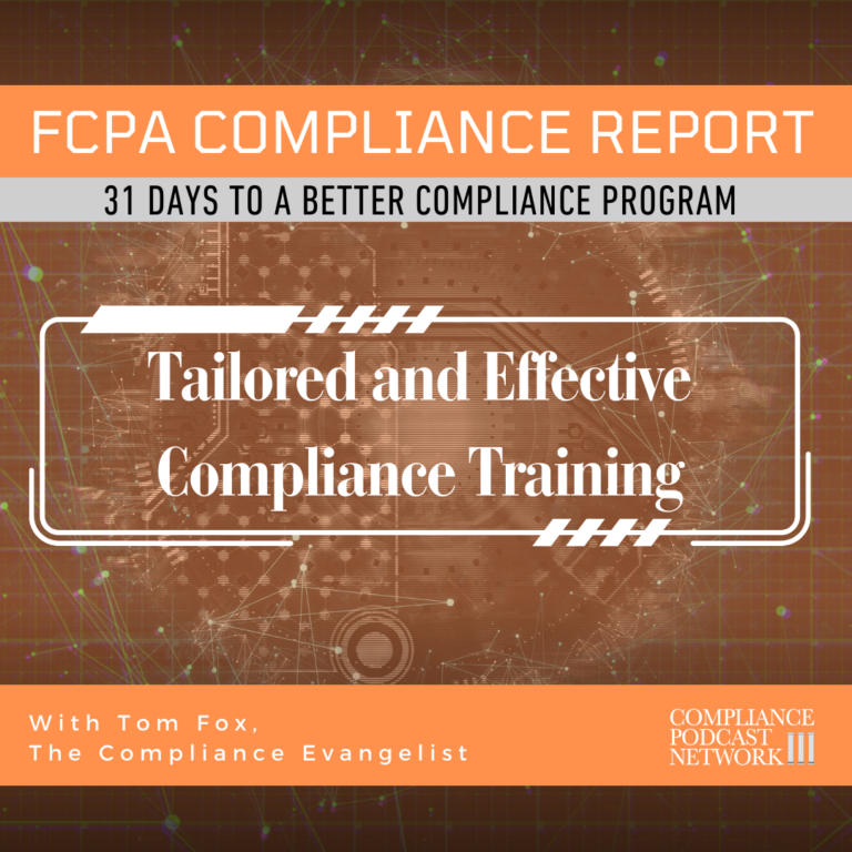 Day 16 - Effective and Tailored Compliance Training