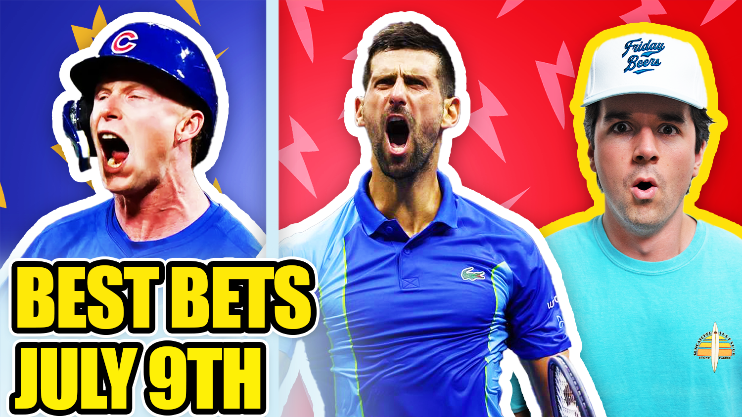 WEDNESDAY WINNERS - MLB, NRFI’s & Wimbledon