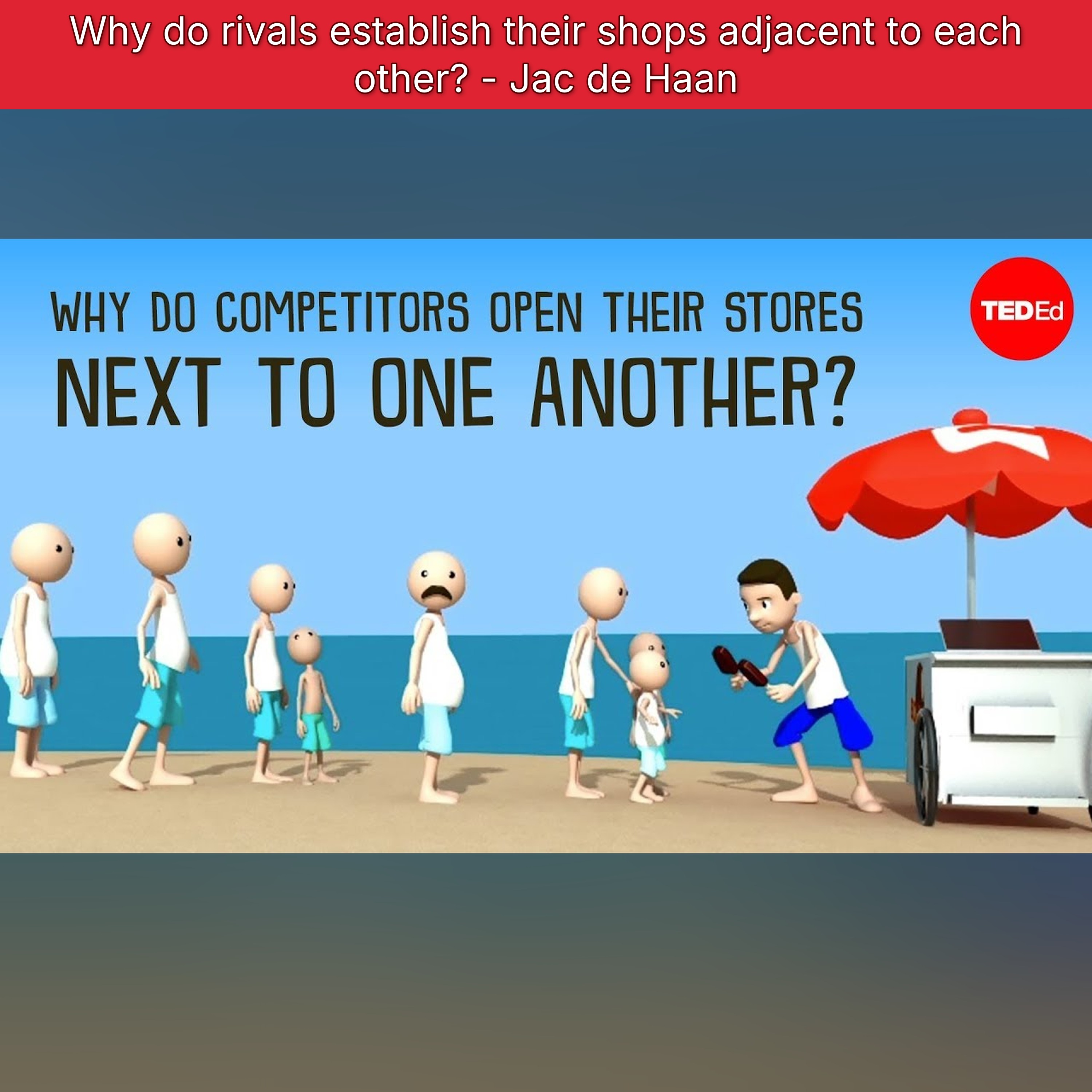 Why do rivals establish their shops adjacent to each other? - Jac de Haan episode artwork