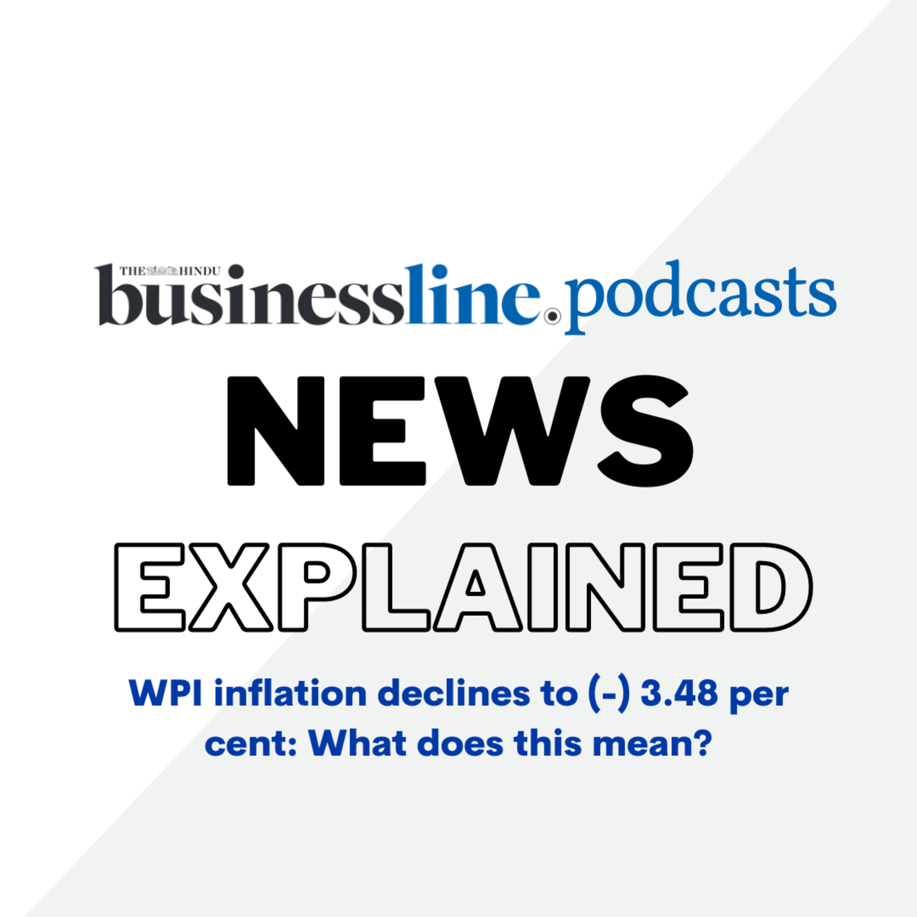 WPI inflation declines to (-) 3.48 per cent: What does this mean? episode artwork