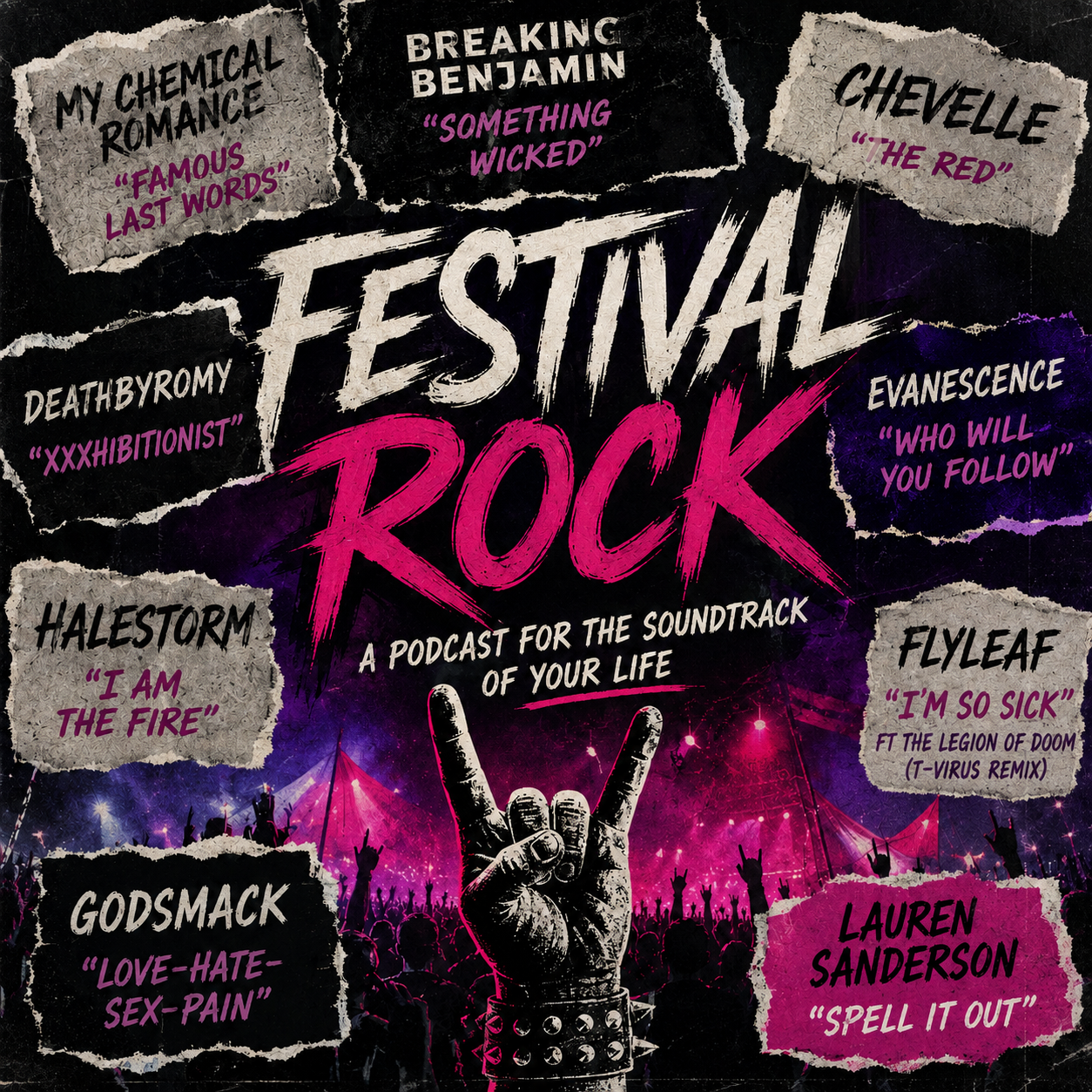 Festival Rock: MCR, Halestorm, Evanescence & More