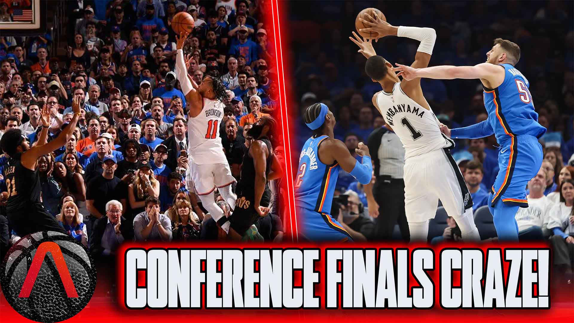 Wemby's 40/20 Double-OT Classic, the Knicks' 22-Point Comeback + More NBA Conference Finals Craze! episode artwork