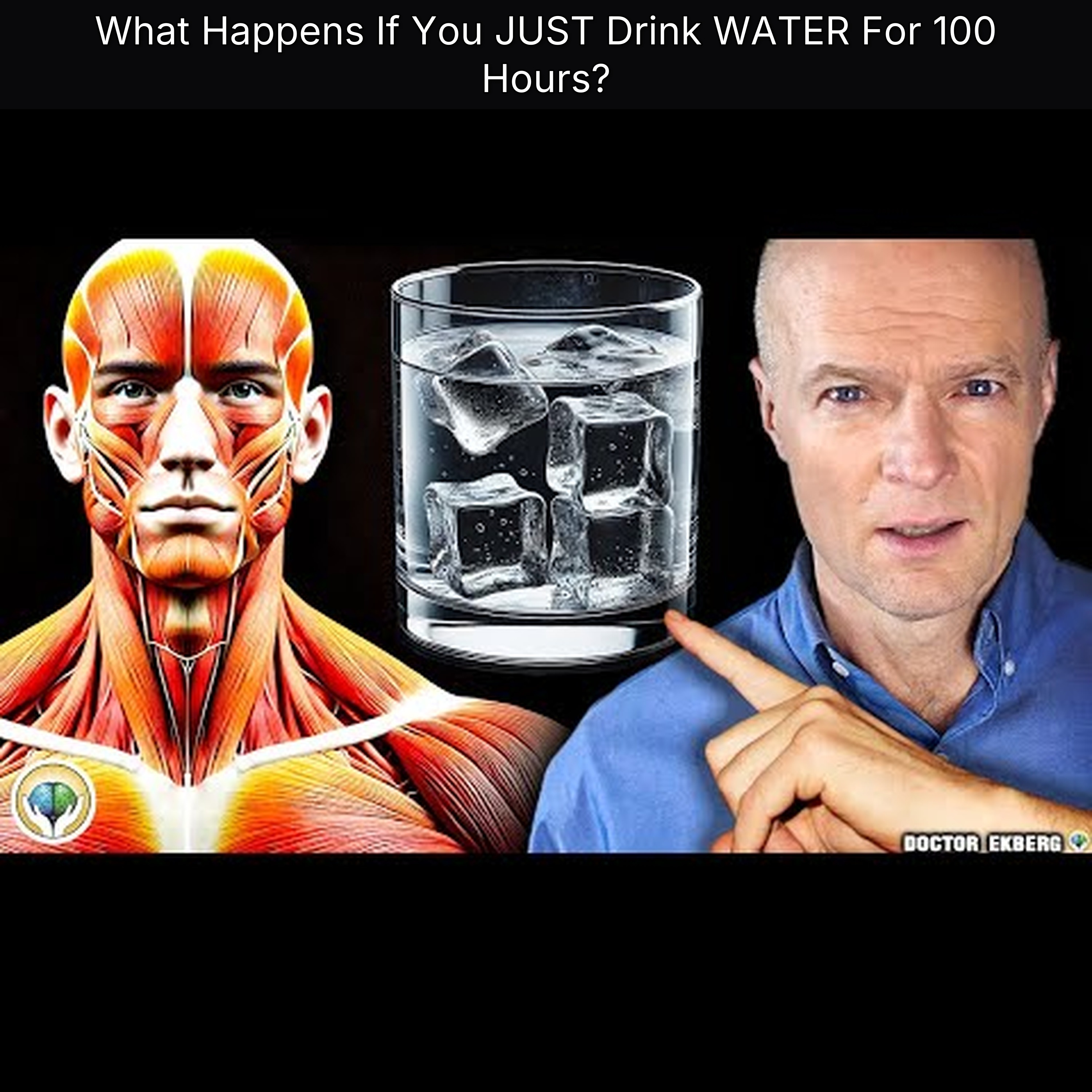 What Happens If You JUST Drink WATER For 100 Hours?