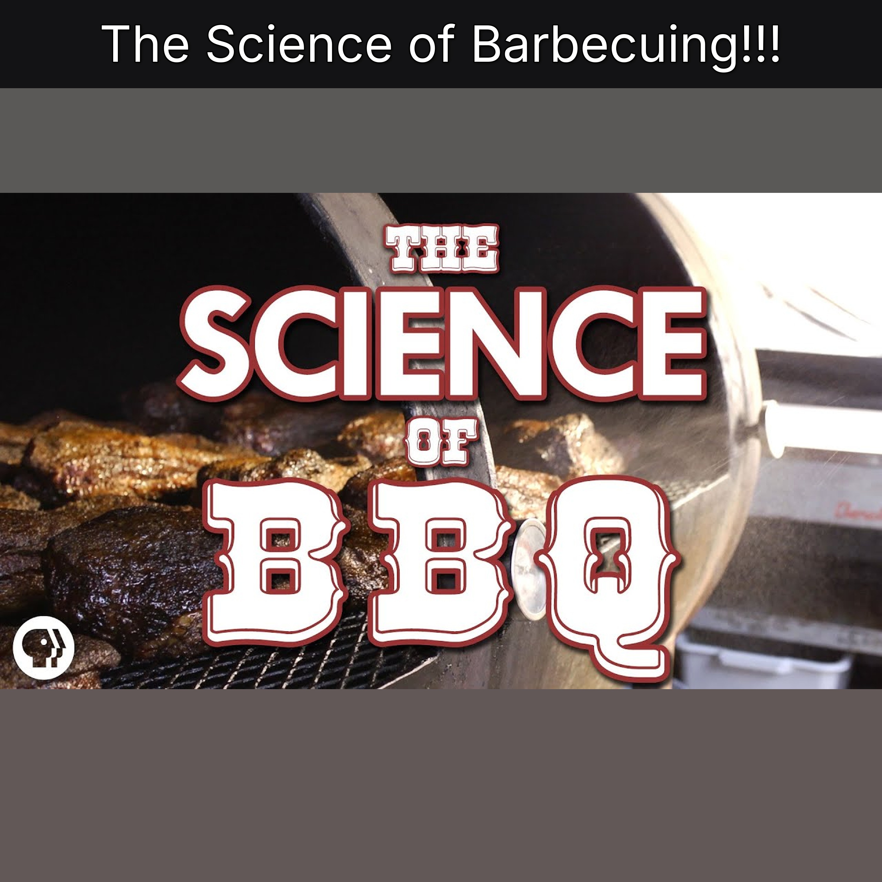 The Science of Barbecuing!!! episode artwork
