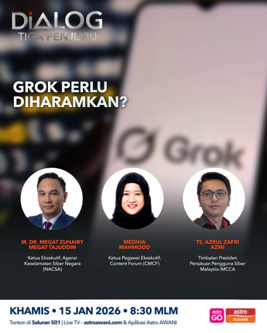 Dialog Tiga Penjuru: Grok  Perlu Diharamkan?