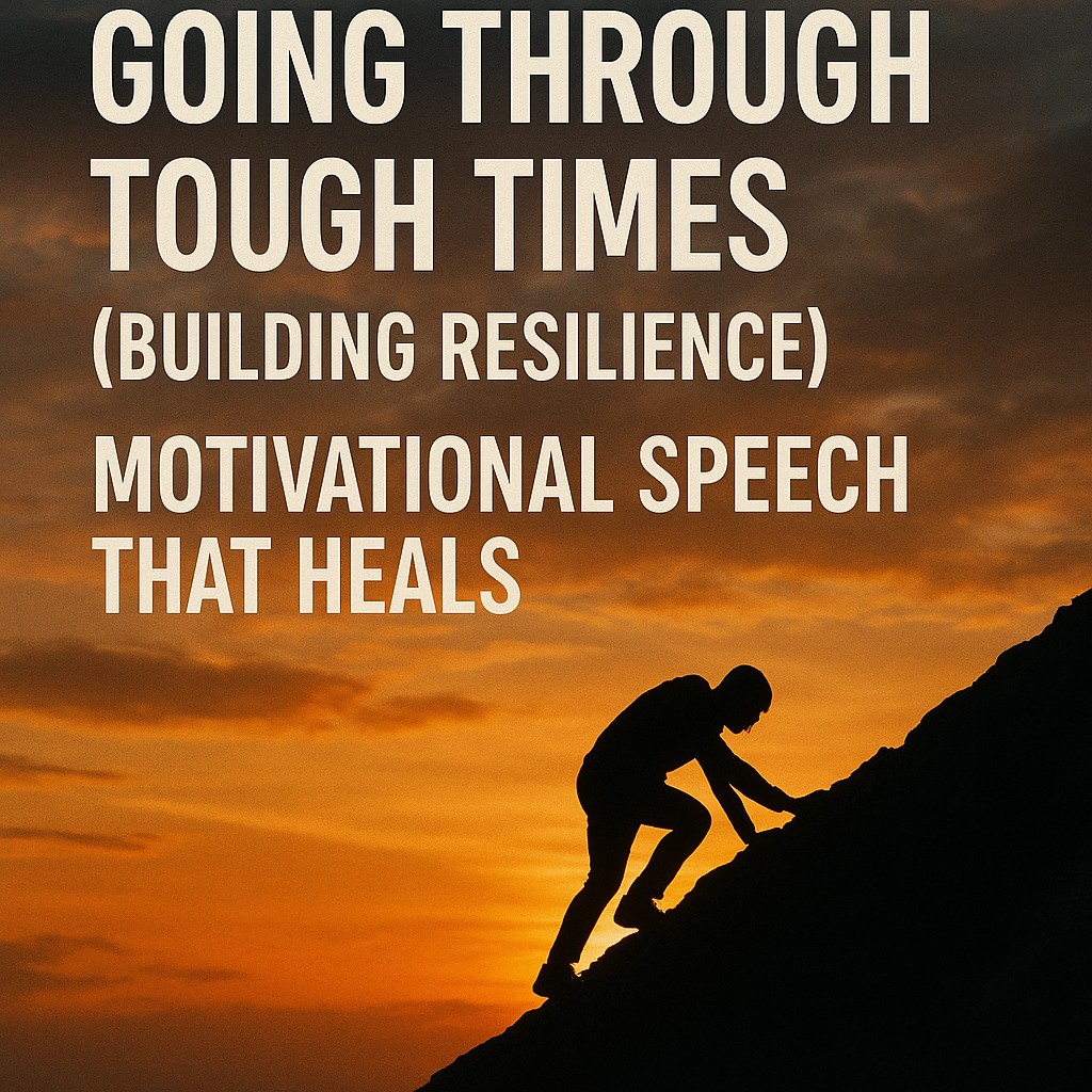 Going Through Tough Times (Building Resilience) – Motivational Speech That Heals