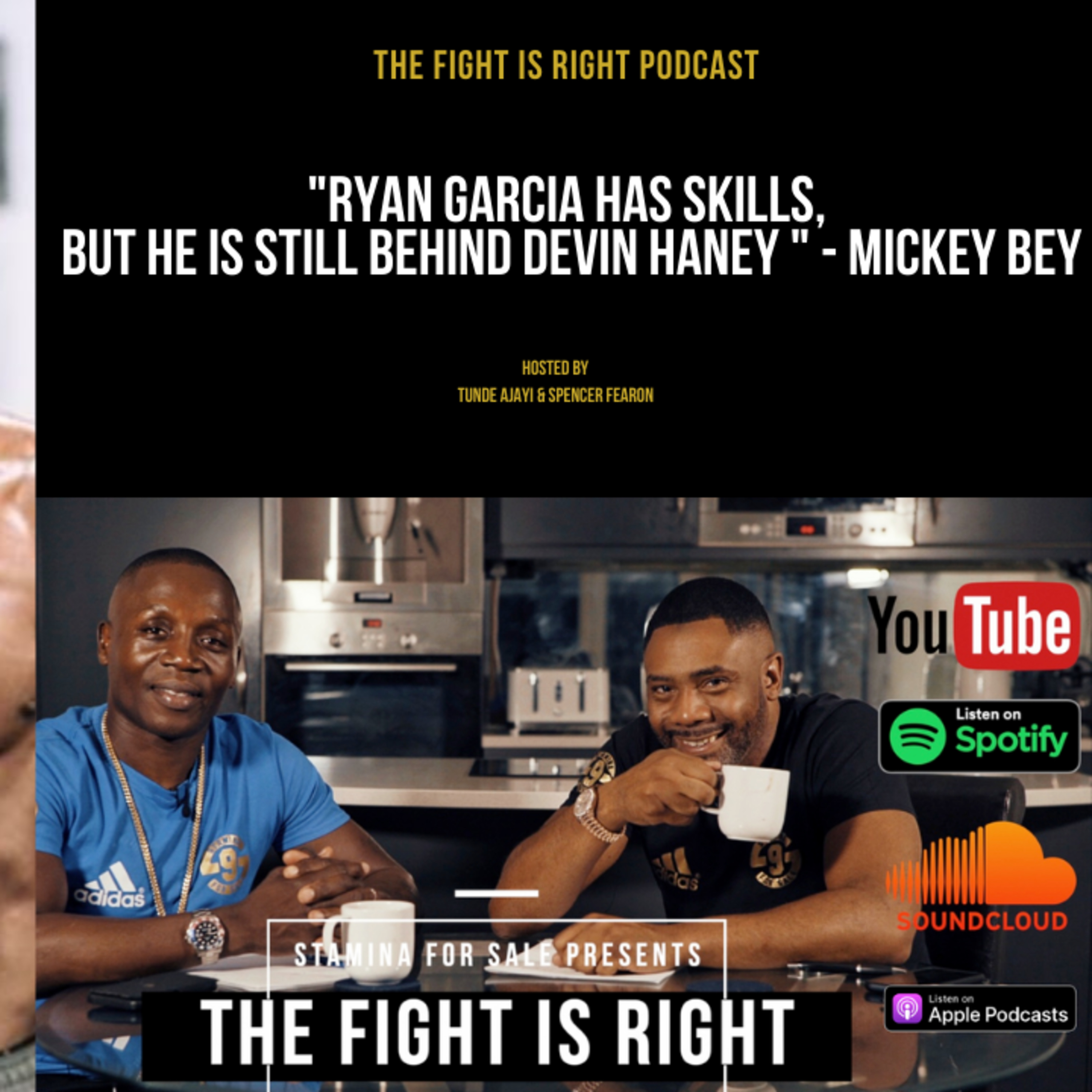 The Fight Is Right hosted by Tunde Ajayi & Spencer Fearon