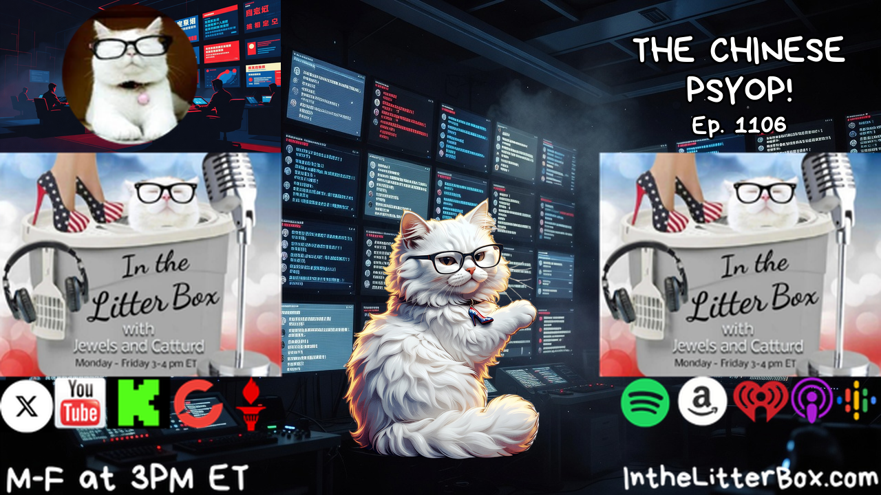THE CHINESE PSYOP! | In the Litter Box w/ Jewels & Catturd – Ep. 1106 – 10/1/2026