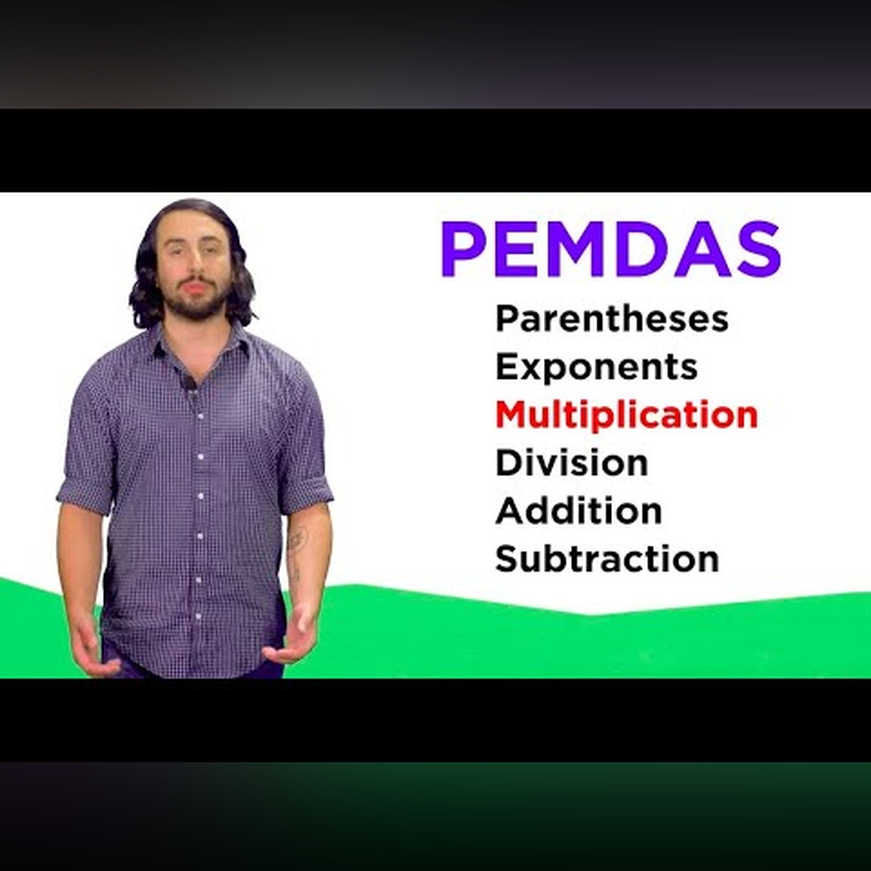 Order of Arithmetic Operations: PEMDAS