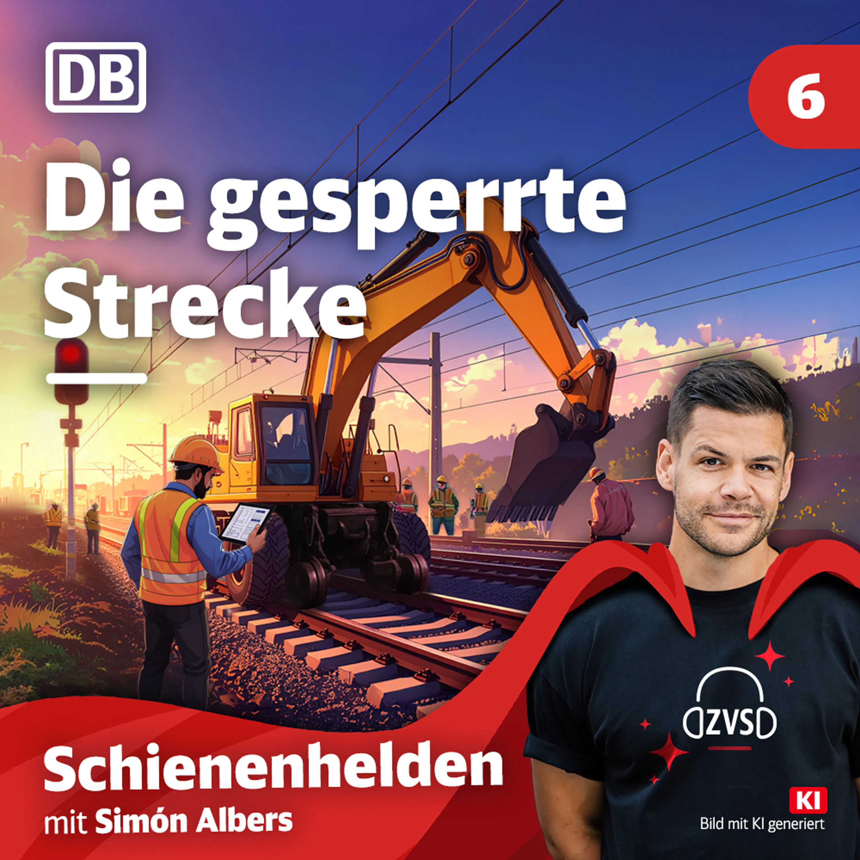 Cover: Die gesperrte Strecke | Schienenhelden Podcast Folge 6