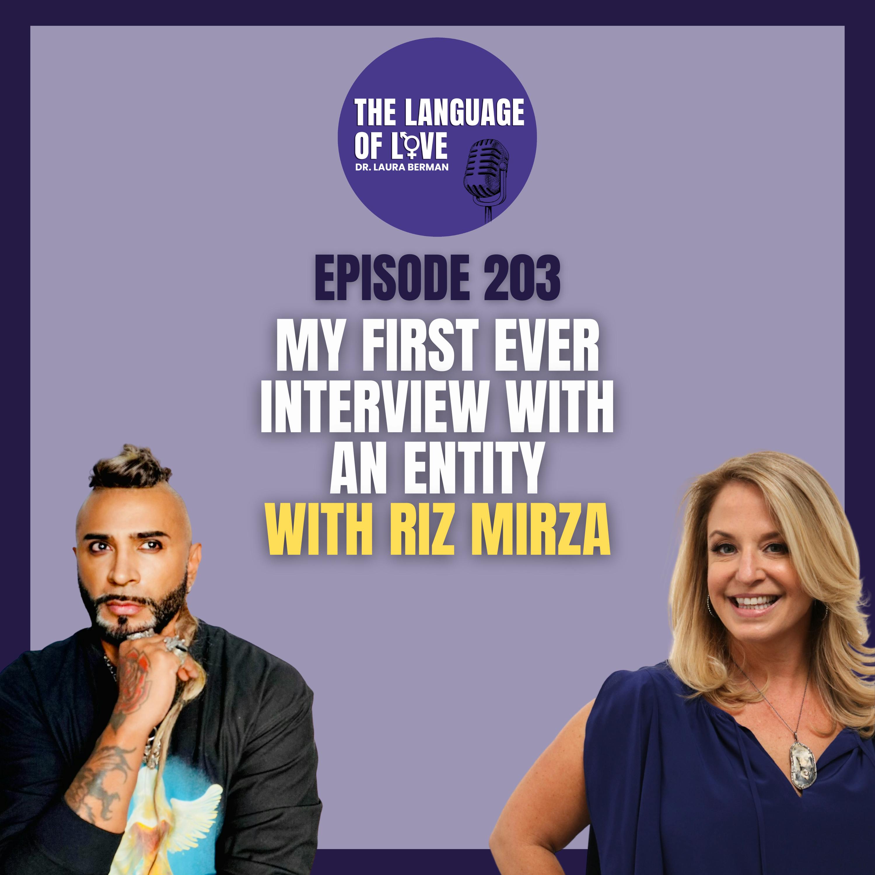 My First Ever Interview with a Spirit Guide with Riz Mirza