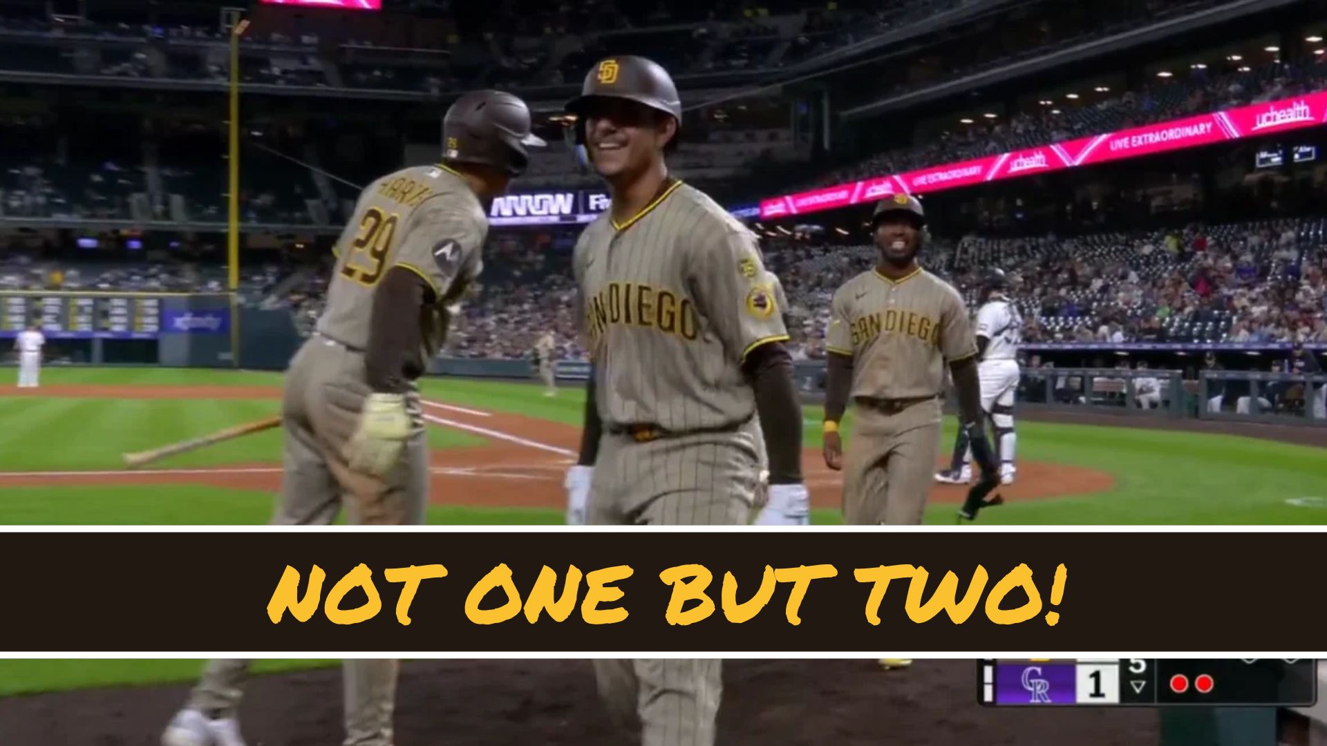 Salas first 2 HR highlights Padres win over Rockies