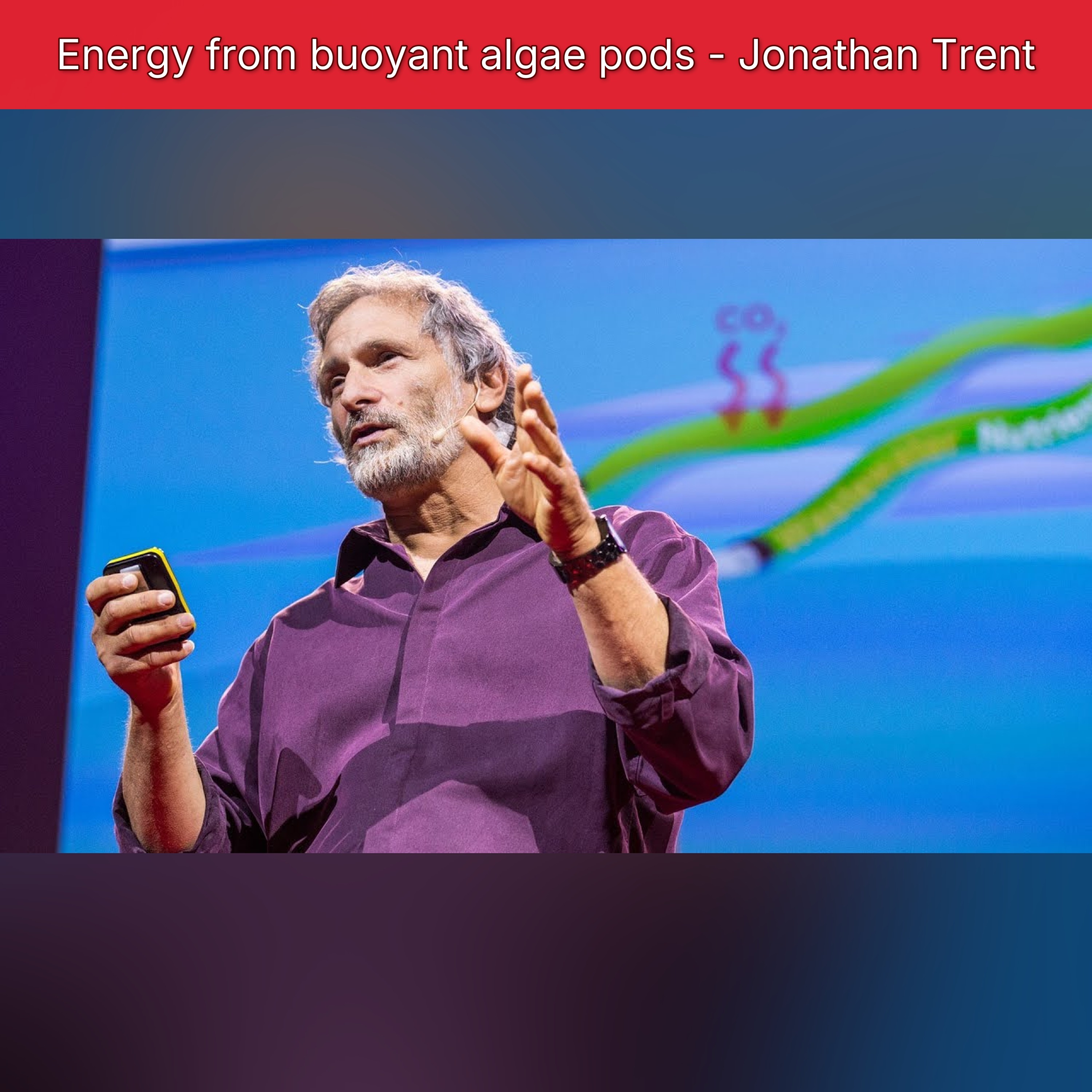 Energy from buoyant algae pods - Jonathan Trent episode artwork