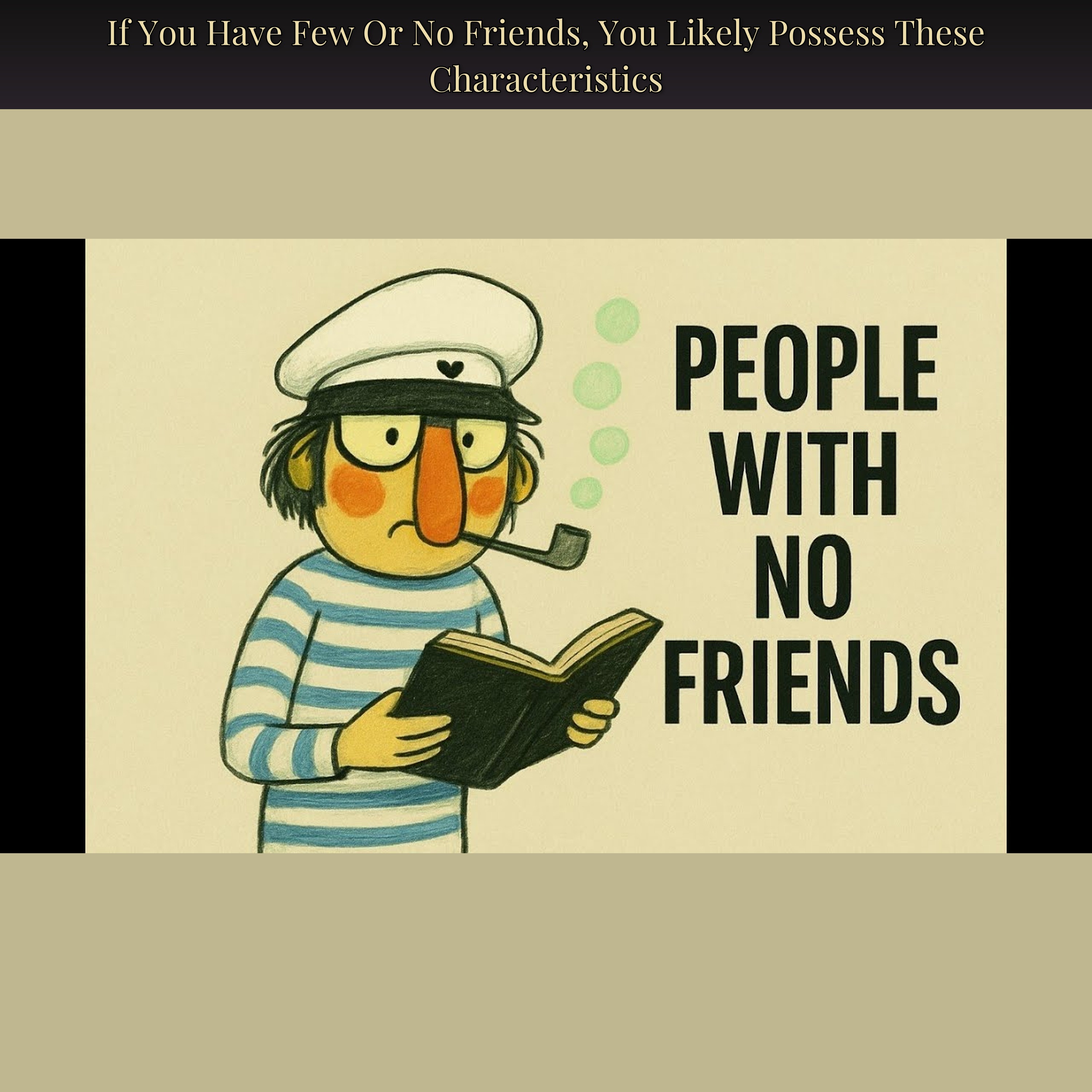 If You Have Few Or No Friends, You Likely Possess These Characteristics