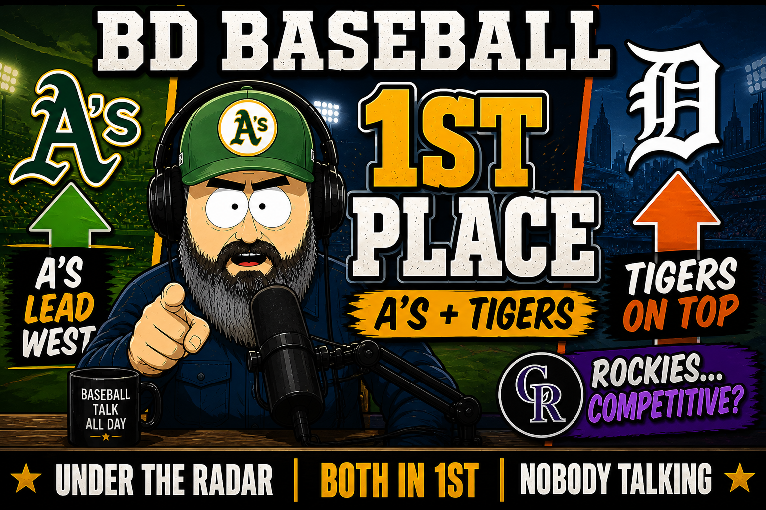 BD Baseball 5/4 – A’s Lead the West, Tigers on Top, Rockies “Not Terrible”