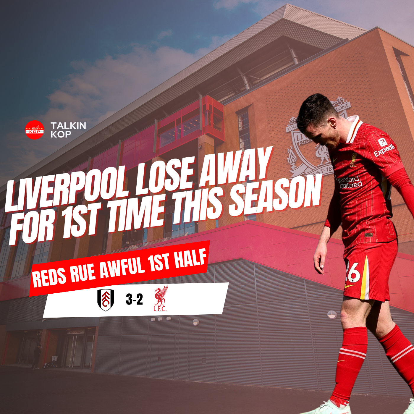 Fulham 3 Liverpool 2 | Sunday Night Kop episode artwork