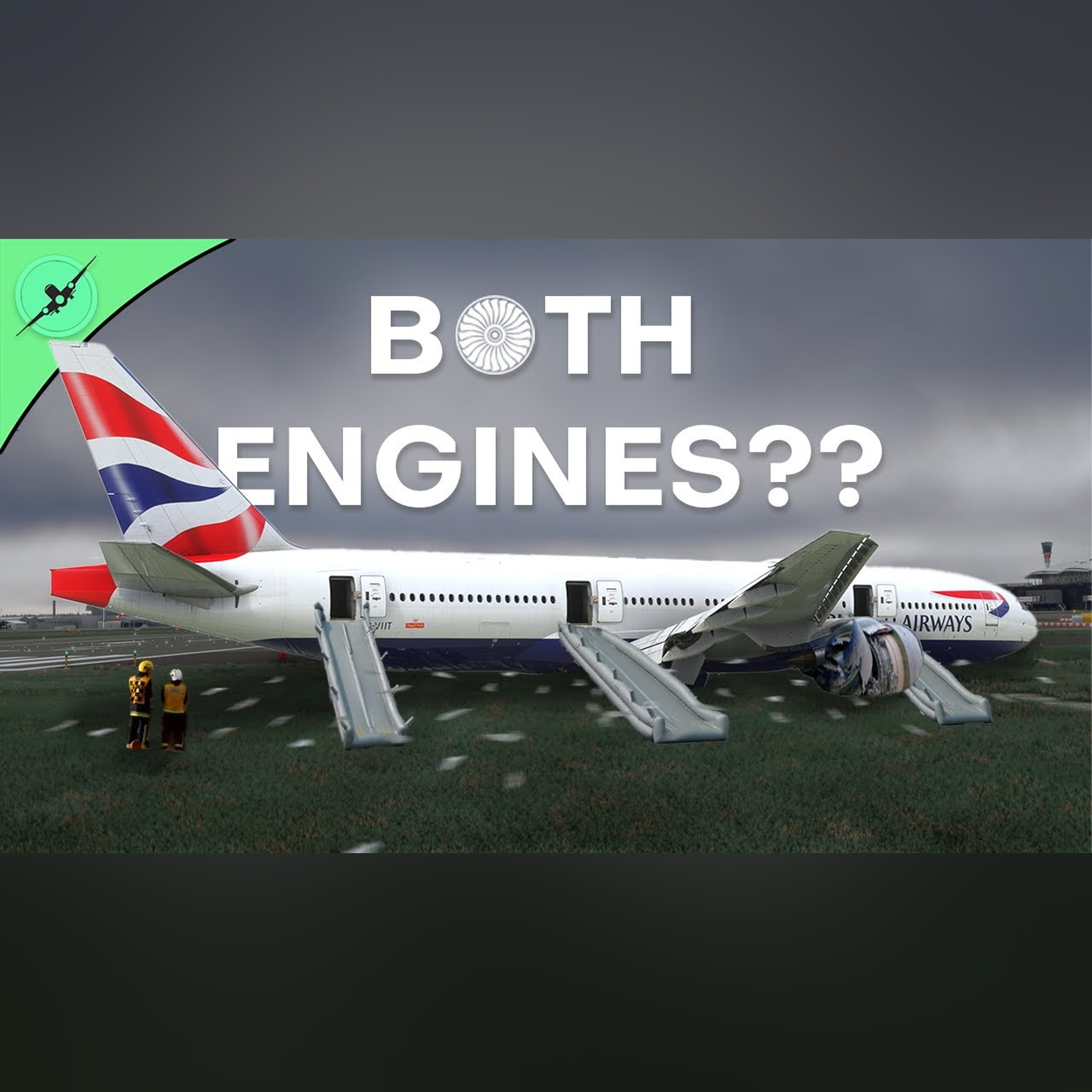 BOTH engines GONE | British Airways CRASH in London
