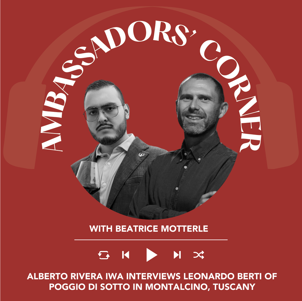 Ep. 2650 Alberto Rivera IWA interviews Leonardo Berti of Poggio di Sotto in Montalcino | Clubhouse Ambassadors' Corner