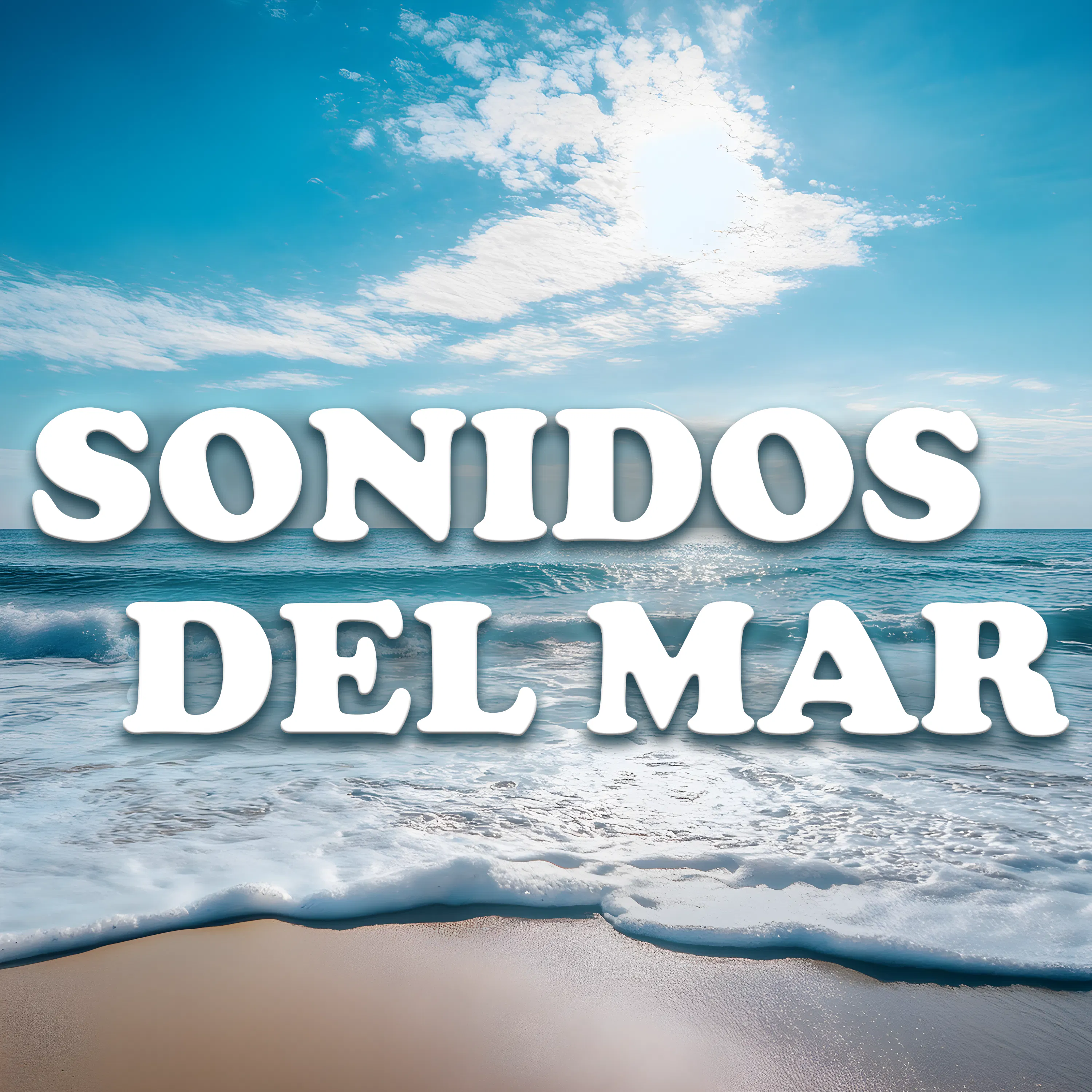 Relájate con el Vaivén de Sonidos del Mar y el Cielo Azul