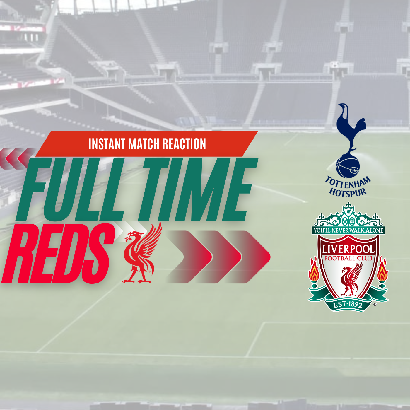 Spurs v Liverpool Live | LFC Match Reaction episode artwork