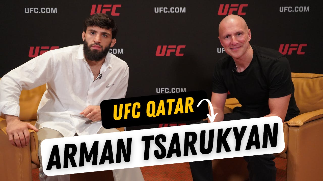 MMA: UFC Qatar Arman Tsarukyan interview MMA: UFC Qatar Arman Tsarukyan interview