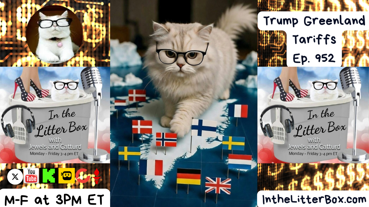 Trump Greenland Tariffs | In the Litter Box w/ Jewels & Catturd – Ep. 952 – 1/19/2026