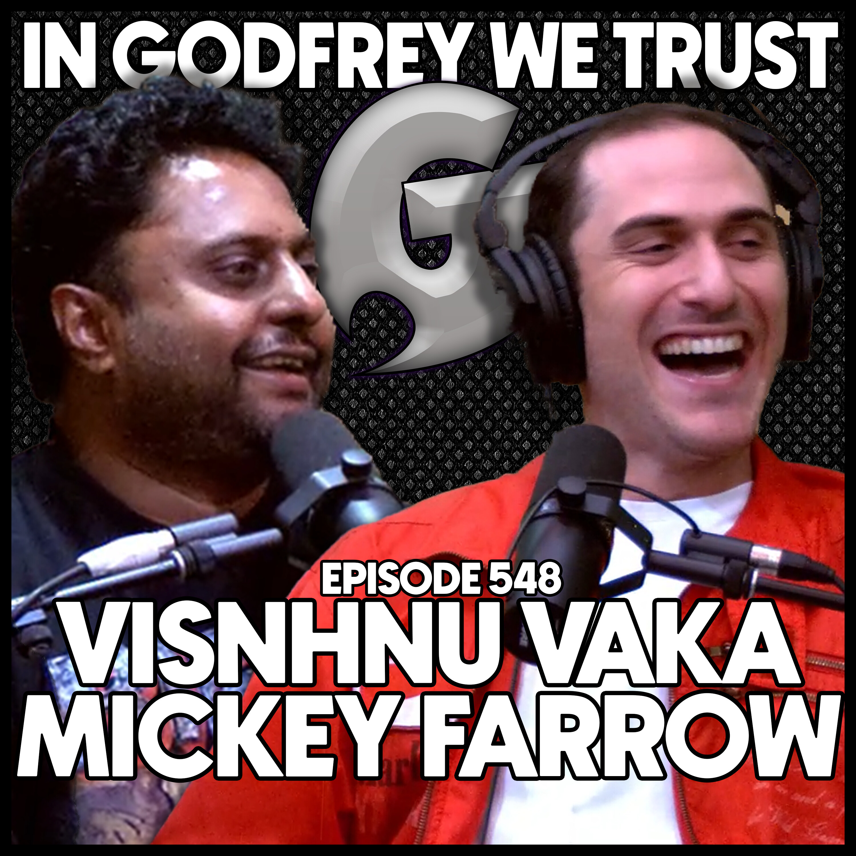 548. Vishnu Vaka & Mickey Farrow episode artwork
