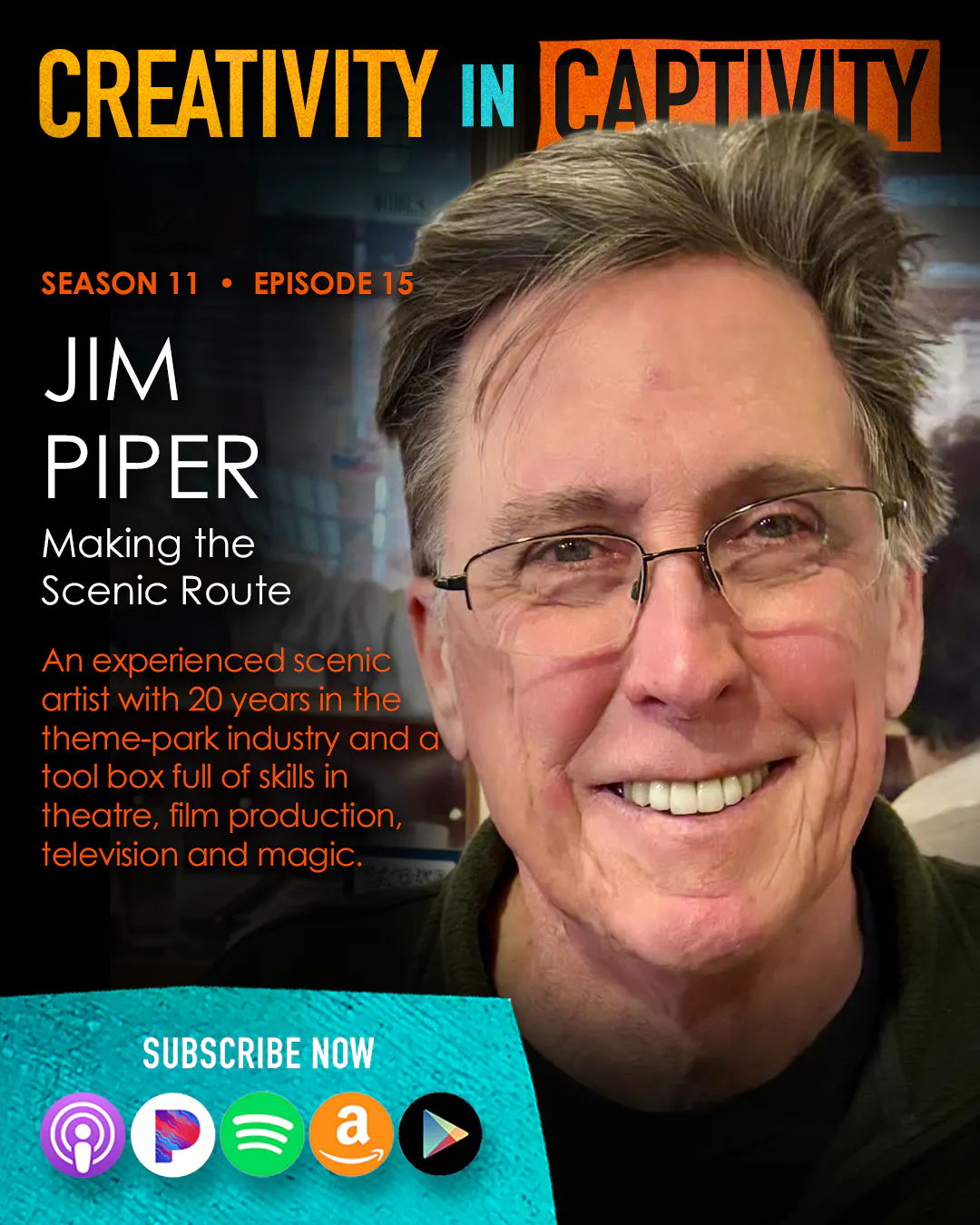 JIM PIPER: Making the Scenic Route episode artwork